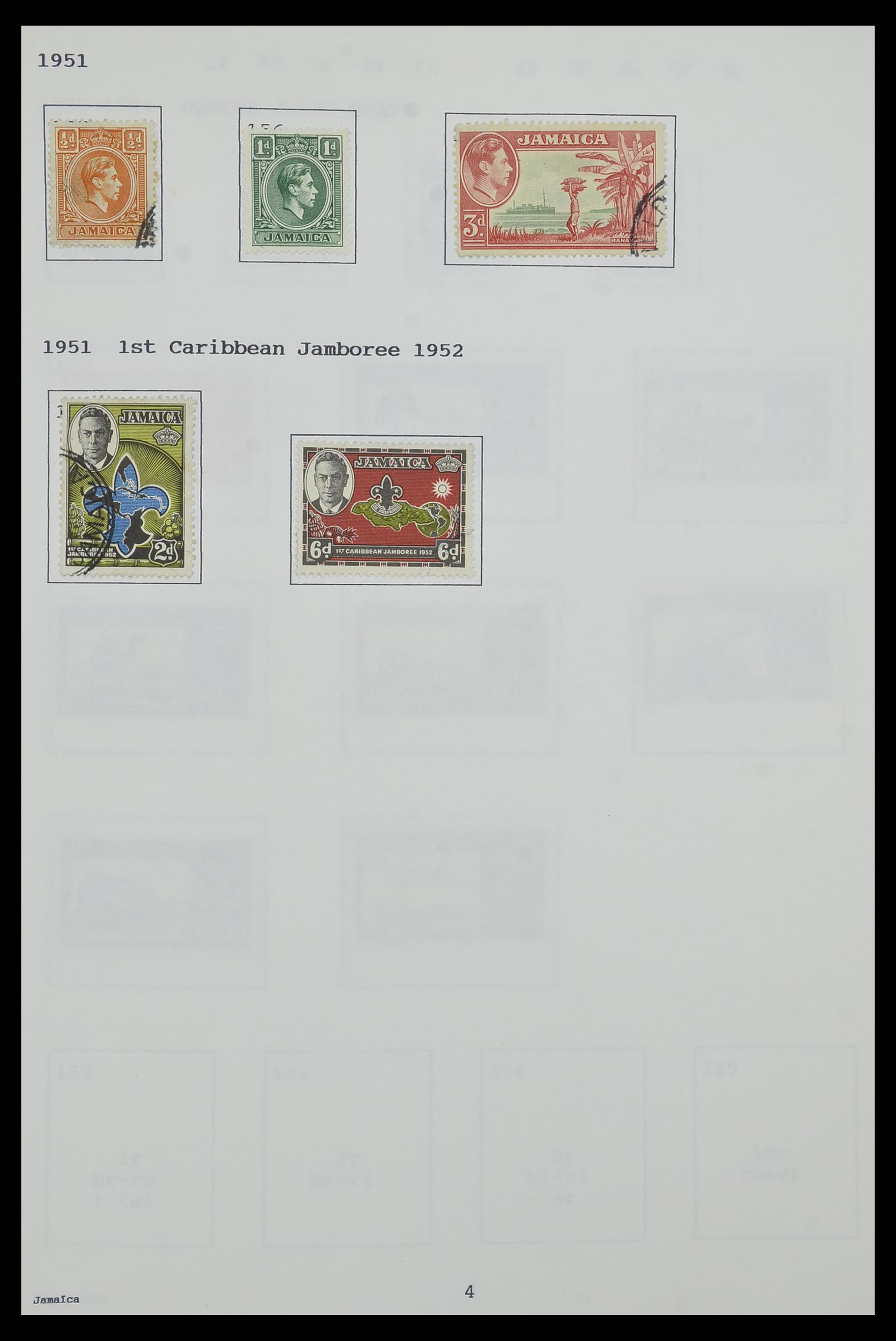 34323 108 - Postzegelverzameling 34323 Engelse koloniën George VI 1937-1952.