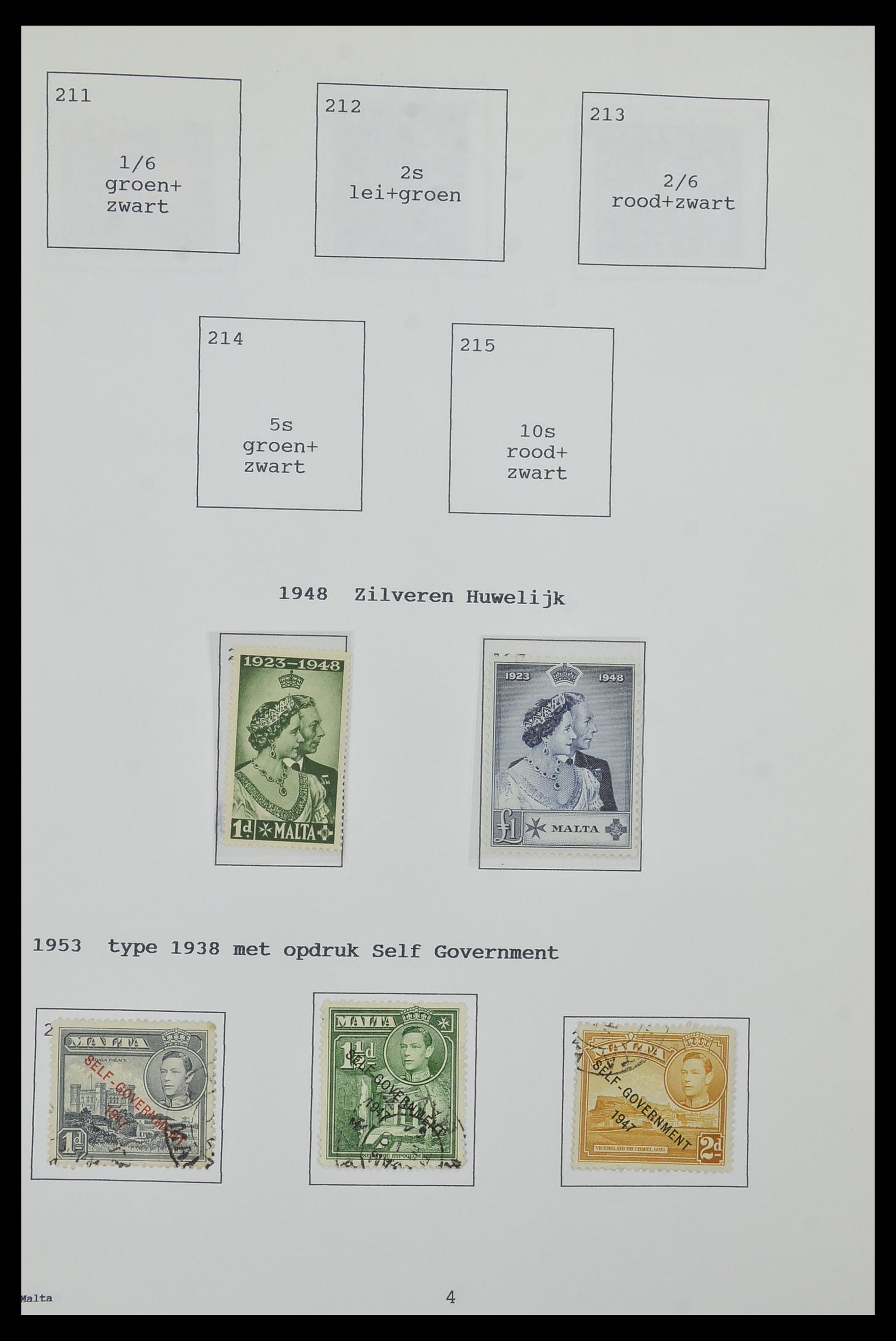 34323 140 - Postzegelverzameling 34323 Engelse koloniën George VI 1937-1952.