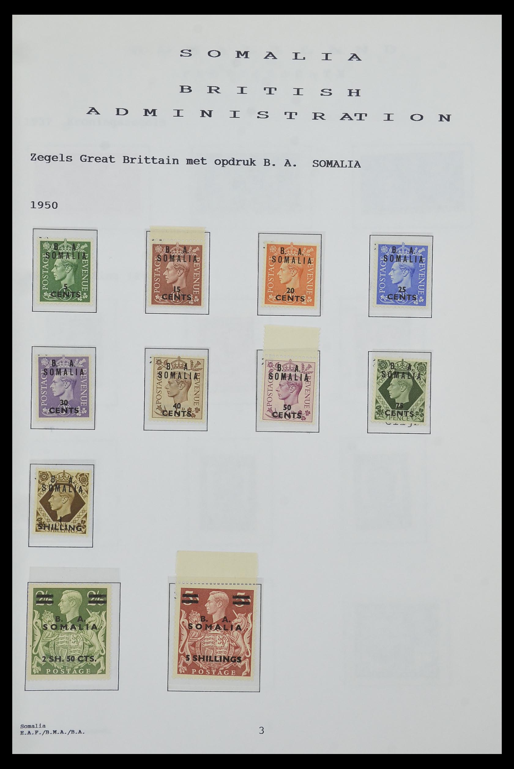 34323 199 - Postzegelverzameling 34323 Engelse koloniën George VI 1937-1952.