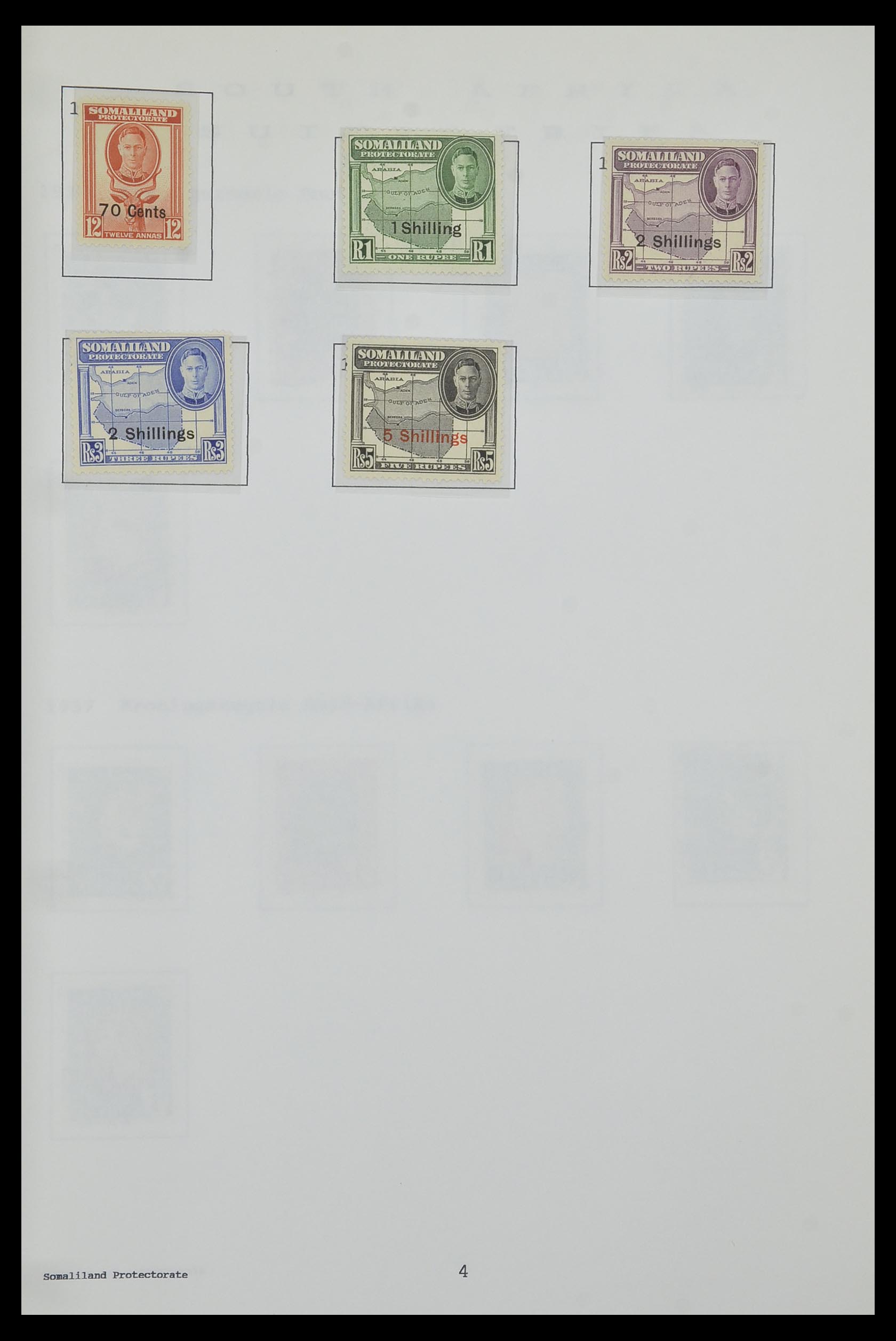 34323 203 - Postzegelverzameling 34323 Engelse koloniën George VI 1937-1952.