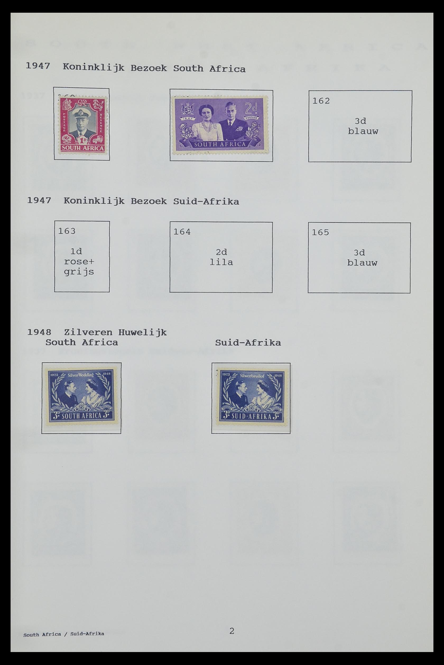 34323 205 - Postzegelverzameling 34323 Engelse koloniën George VI 1937-1952.