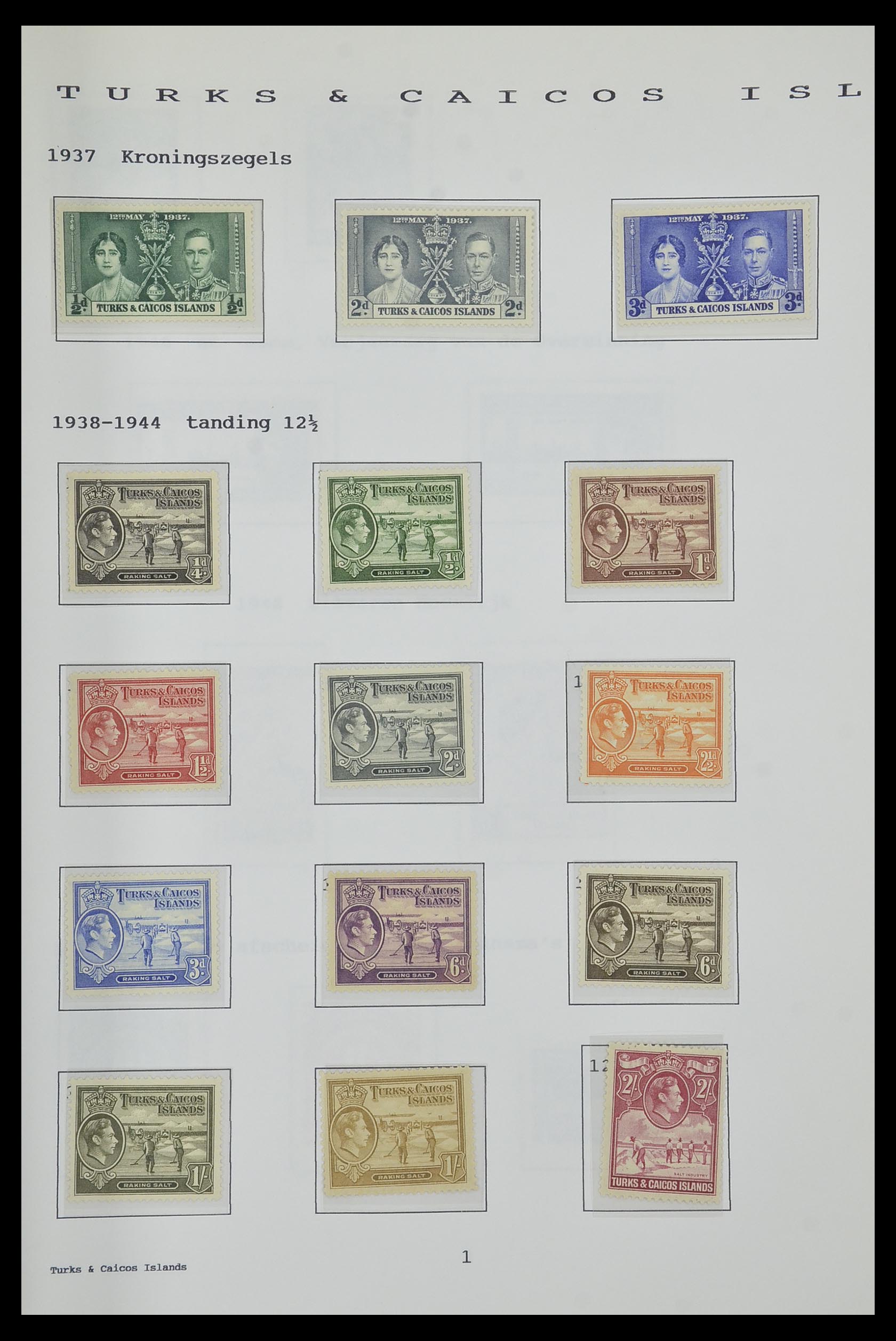 34323 231 - Postzegelverzameling 34323 Engelse koloniën George VI 1937-1952.