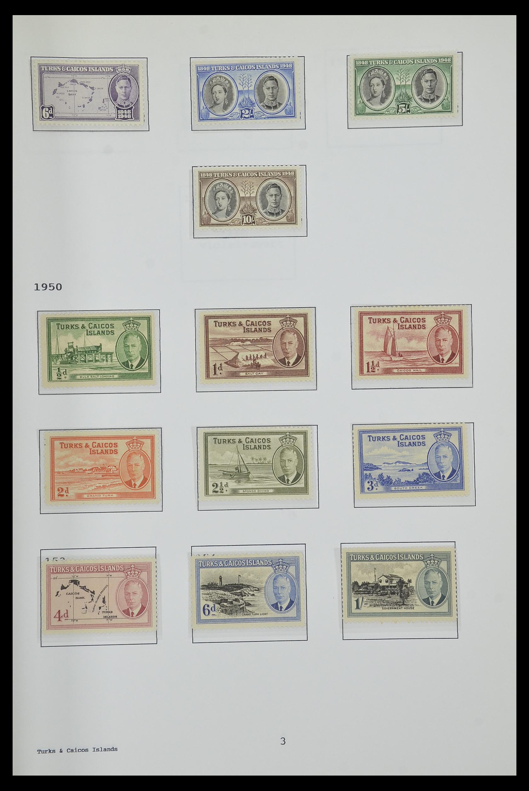 34323 233 - Postzegelverzameling 34323 Engelse koloniën George VI 1937-1952.