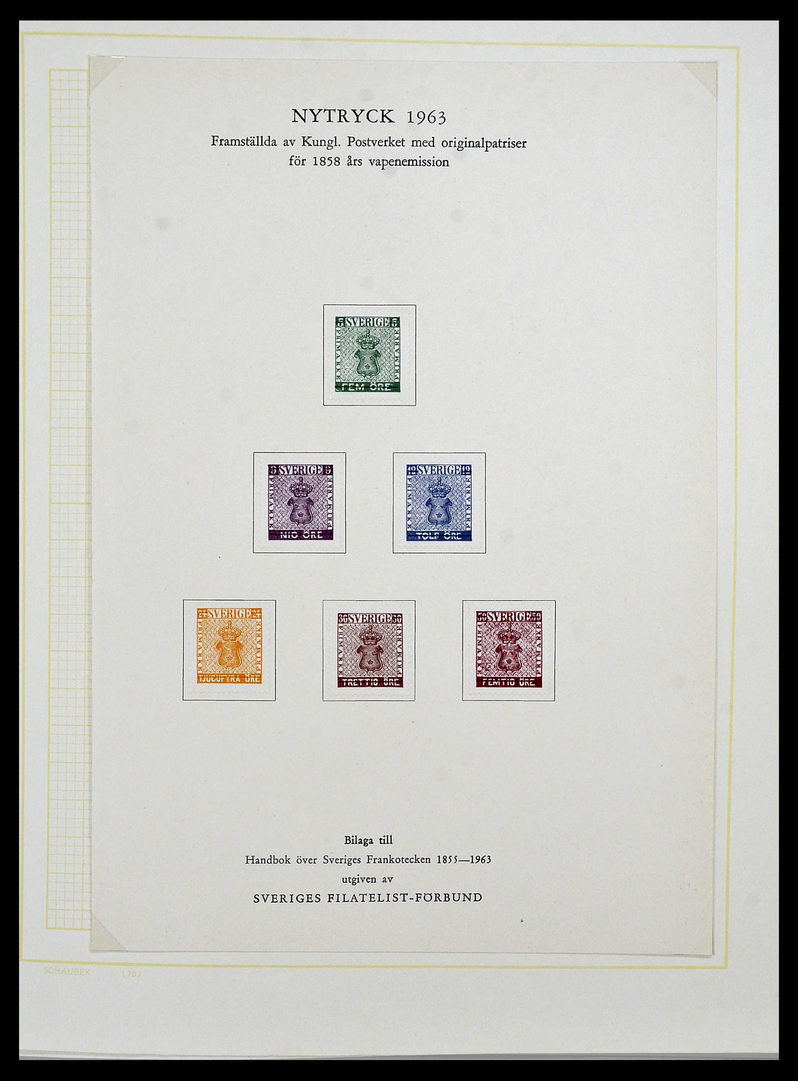 34325 0012 - Stamp collection 34325 Sweden topcollection 1831(!)-2000.