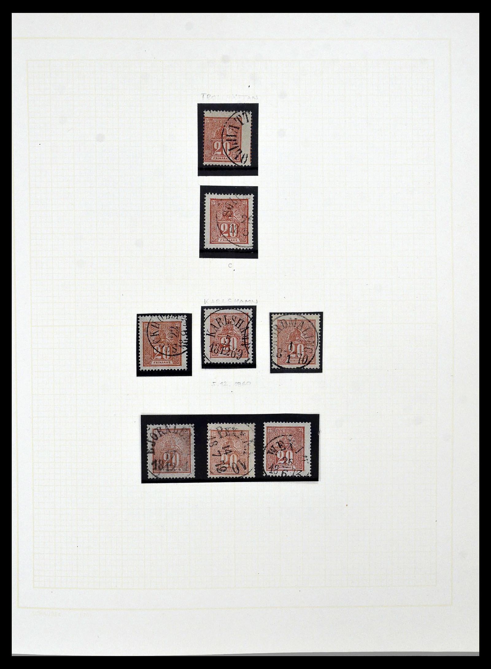 34325 0014 - Postzegelverzameling 34325 Zweden topverzameling 1831(!)-2000.