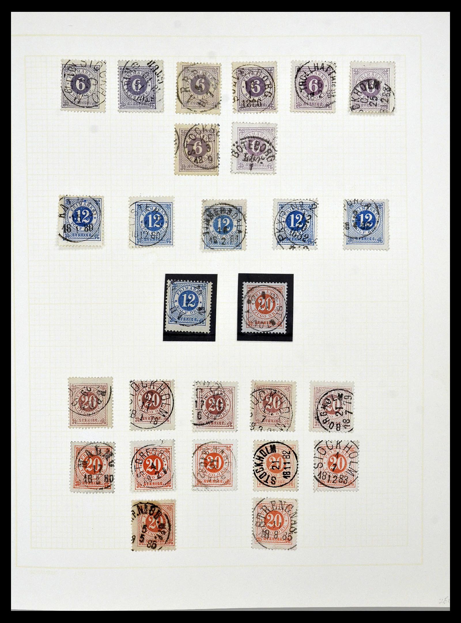34325 0020 - Postzegelverzameling 34325 Zweden topverzameling 1831(!)-2000.