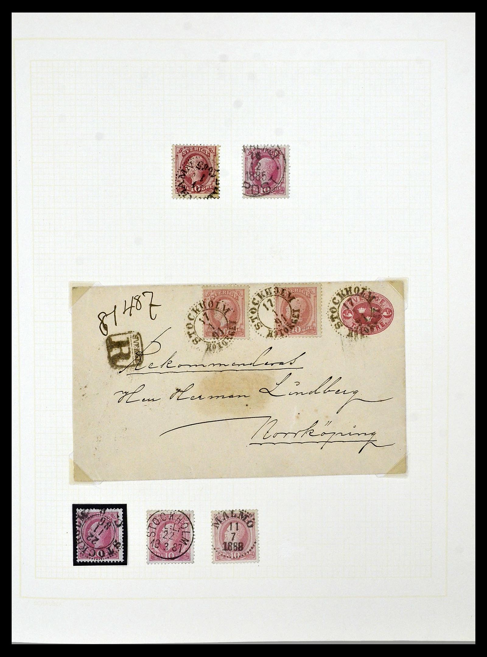 34325 0028 - Postzegelverzameling 34325 Zweden topverzameling 1831(!)-2000.