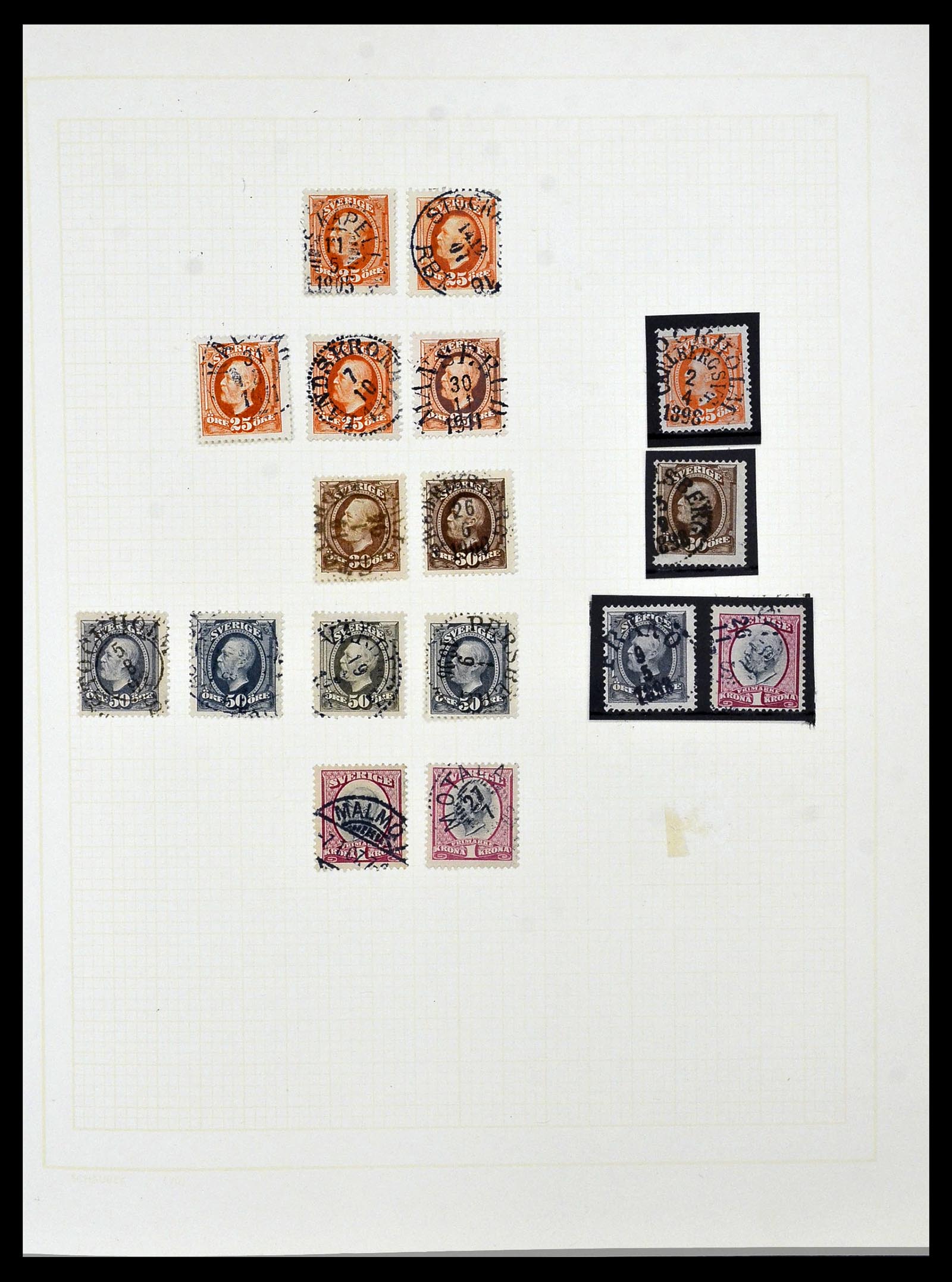 34325 0031 - Postzegelverzameling 34325 Zweden topverzameling 1831(!)-2000.