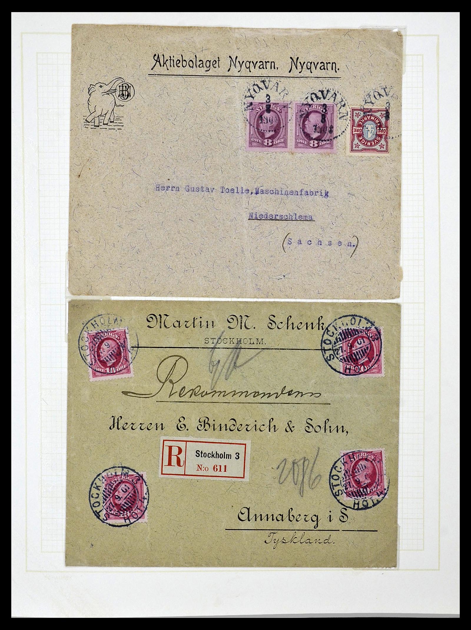 34325 0037 - Postzegelverzameling 34325 Zweden topverzameling 1831(!)-2000.