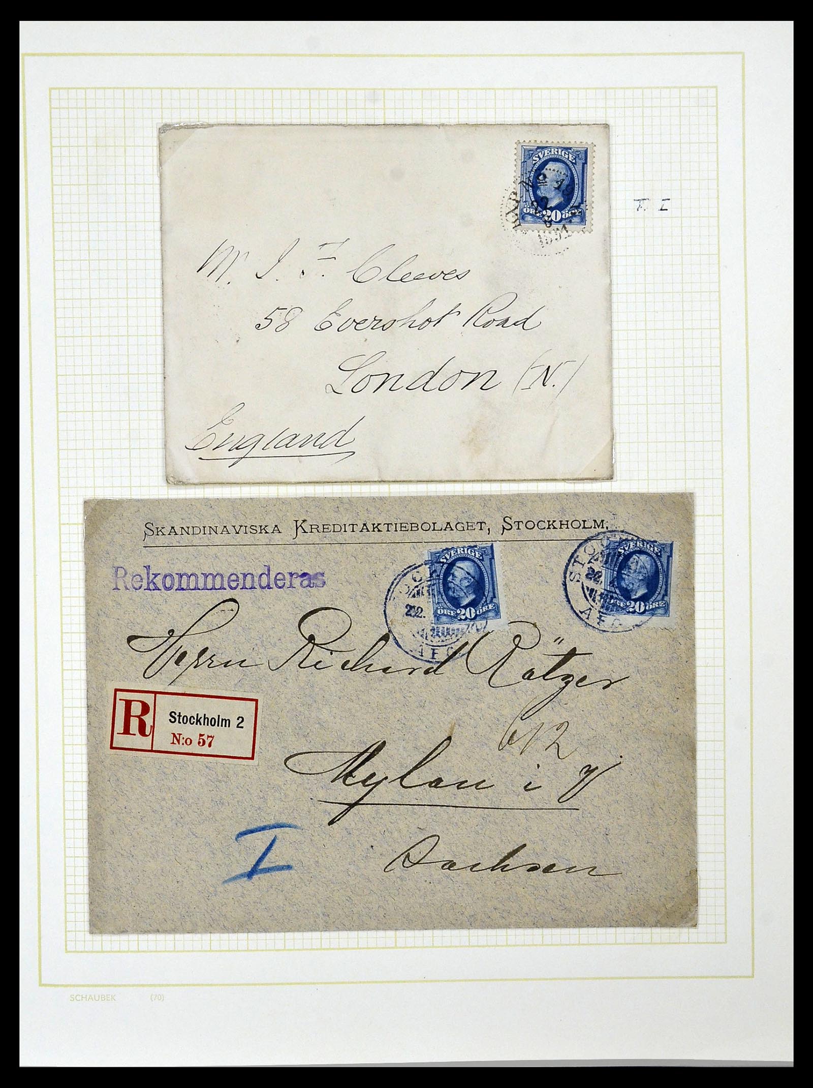34325 0038 - Postzegelverzameling 34325 Zweden topverzameling 1831(!)-2000.