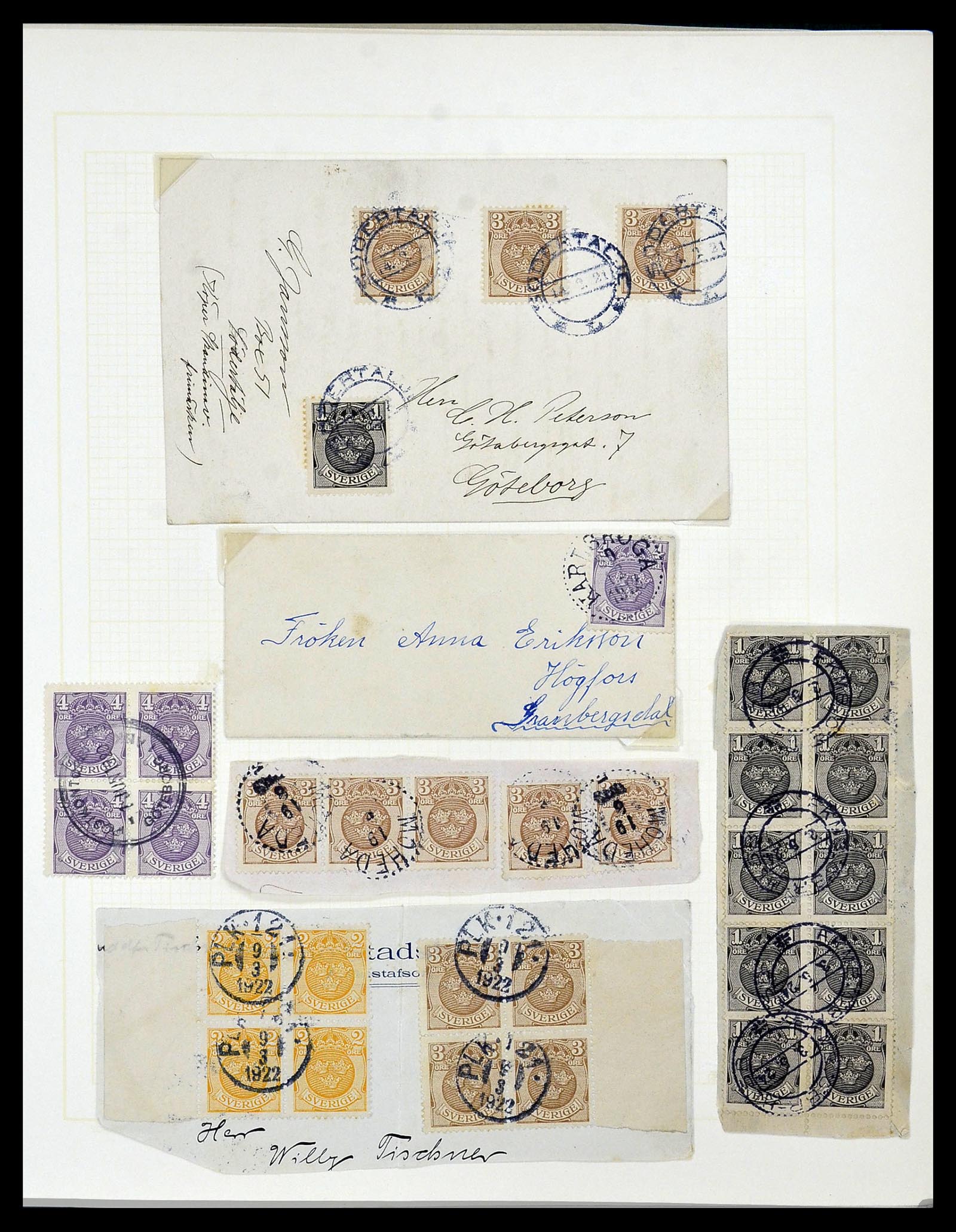 34325 0043 - Postzegelverzameling 34325 Zweden topverzameling 1831(!)-2000.