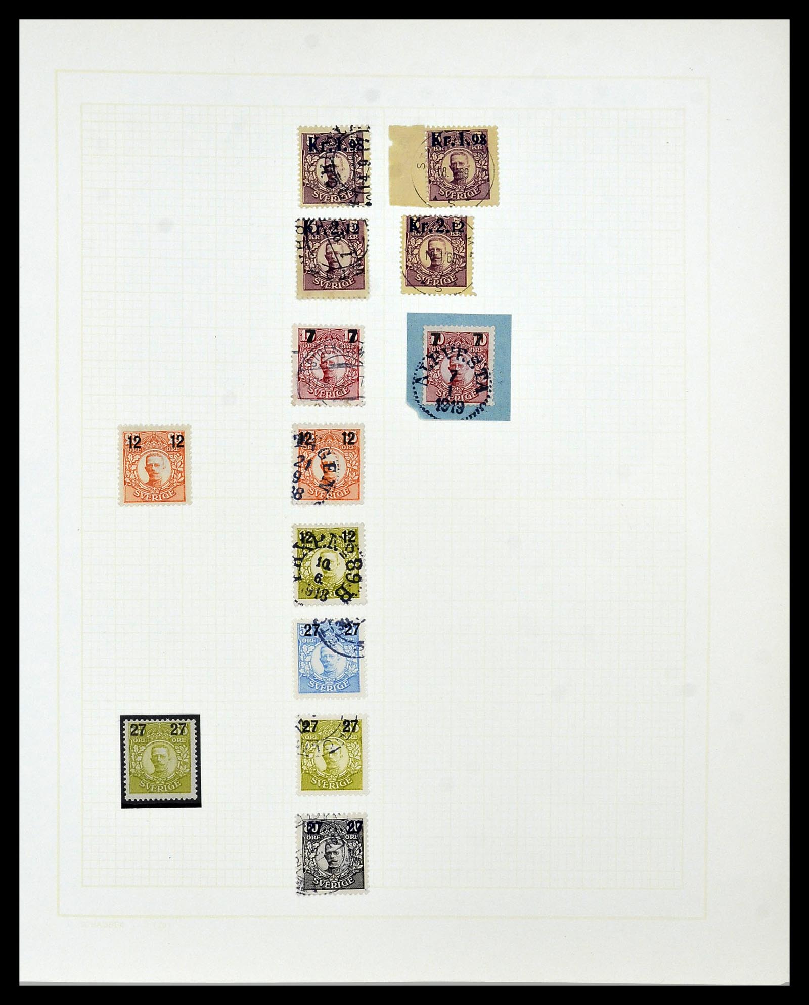 34325 0054 - Postzegelverzameling 34325 Zweden topverzameling 1831(!)-2000.