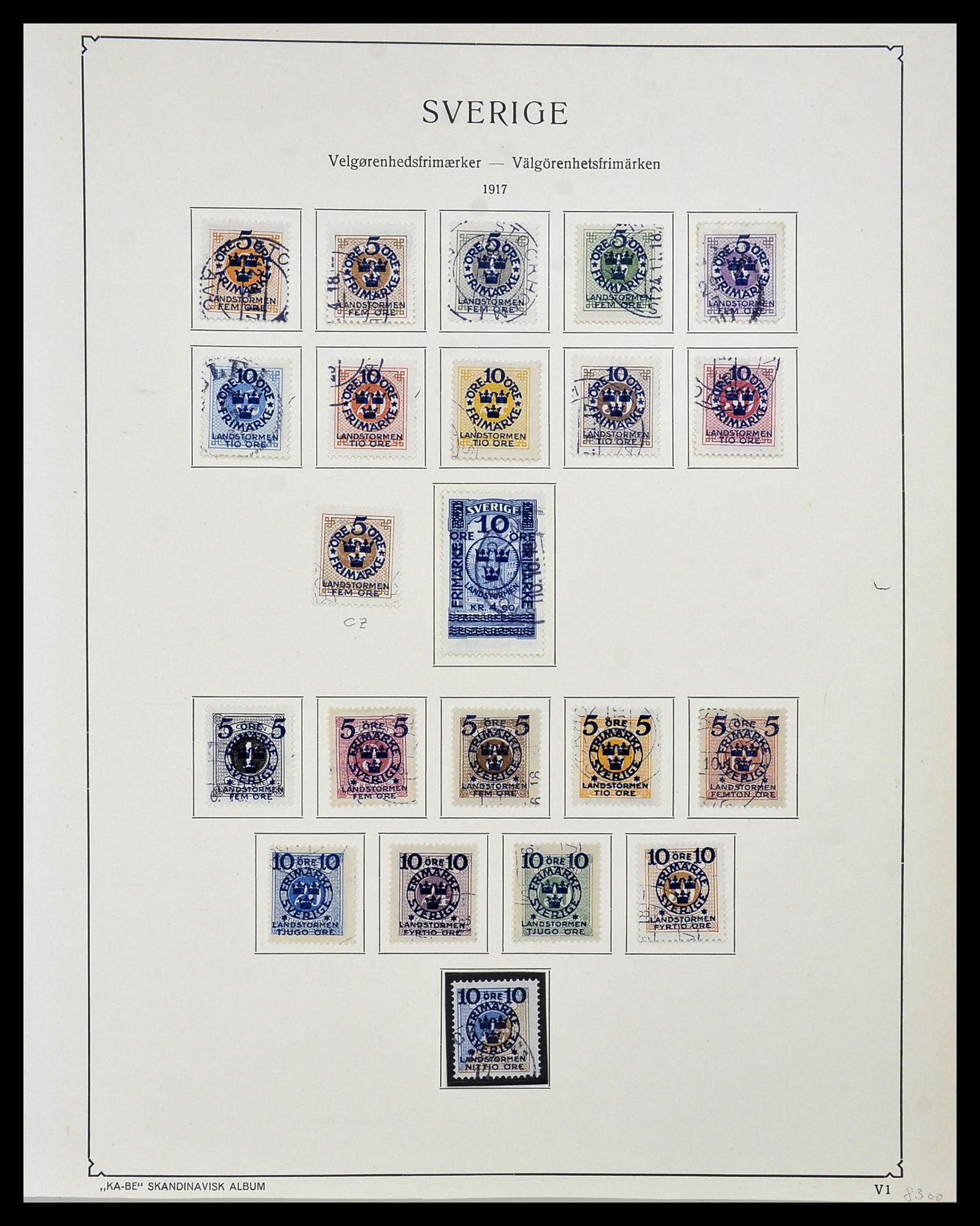 34325 0056 - Postzegelverzameling 34325 Zweden topverzameling 1831(!)-2000.