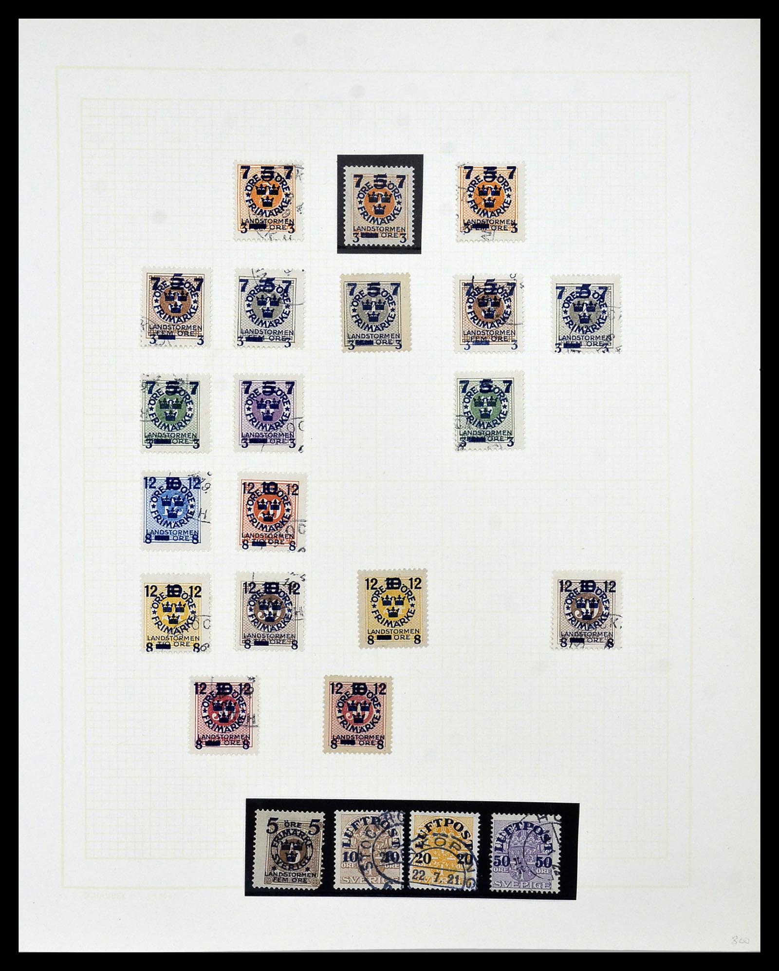 34325 0057 - Postzegelverzameling 34325 Zweden topverzameling 1831(!)-2000.