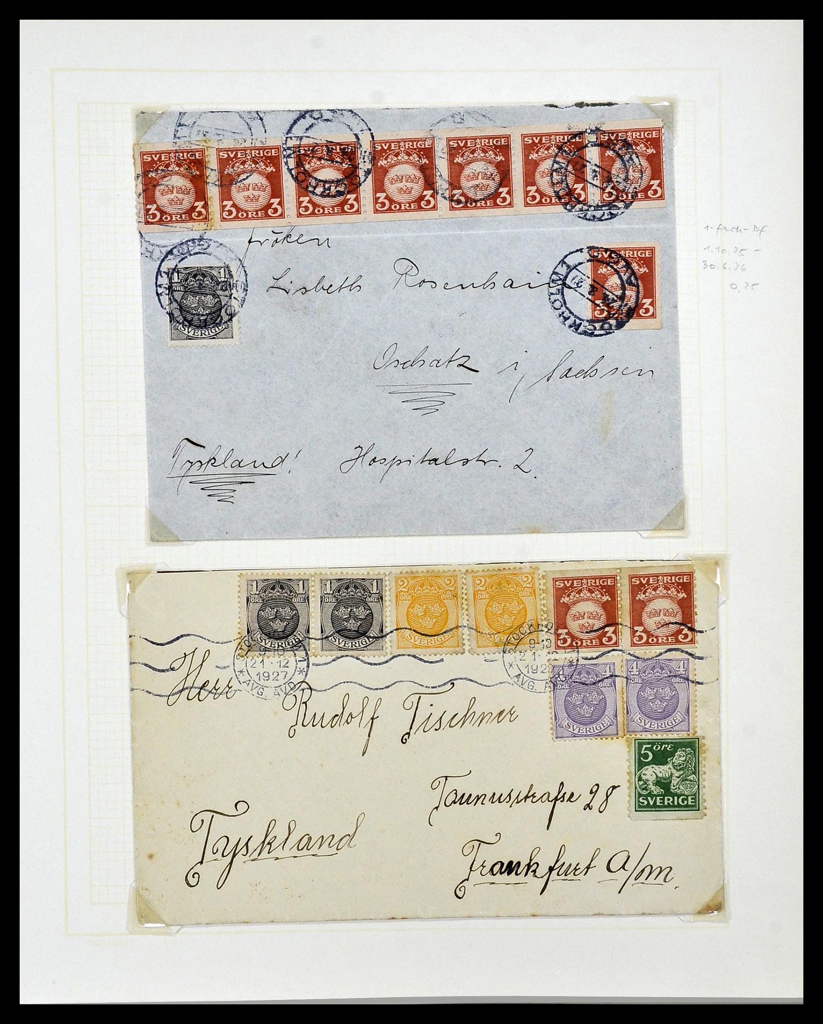 34325 0058 - Postzegelverzameling 34325 Zweden topverzameling 1831(!)-2000.