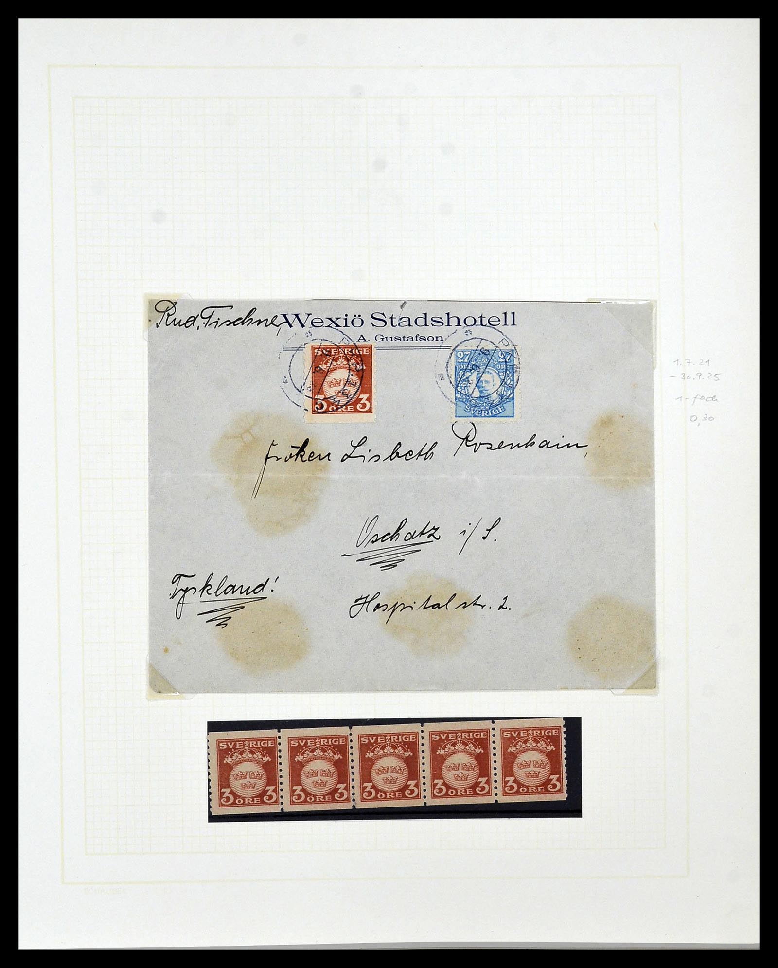 34325 0059 - Postzegelverzameling 34325 Zweden topverzameling 1831(!)-2000.