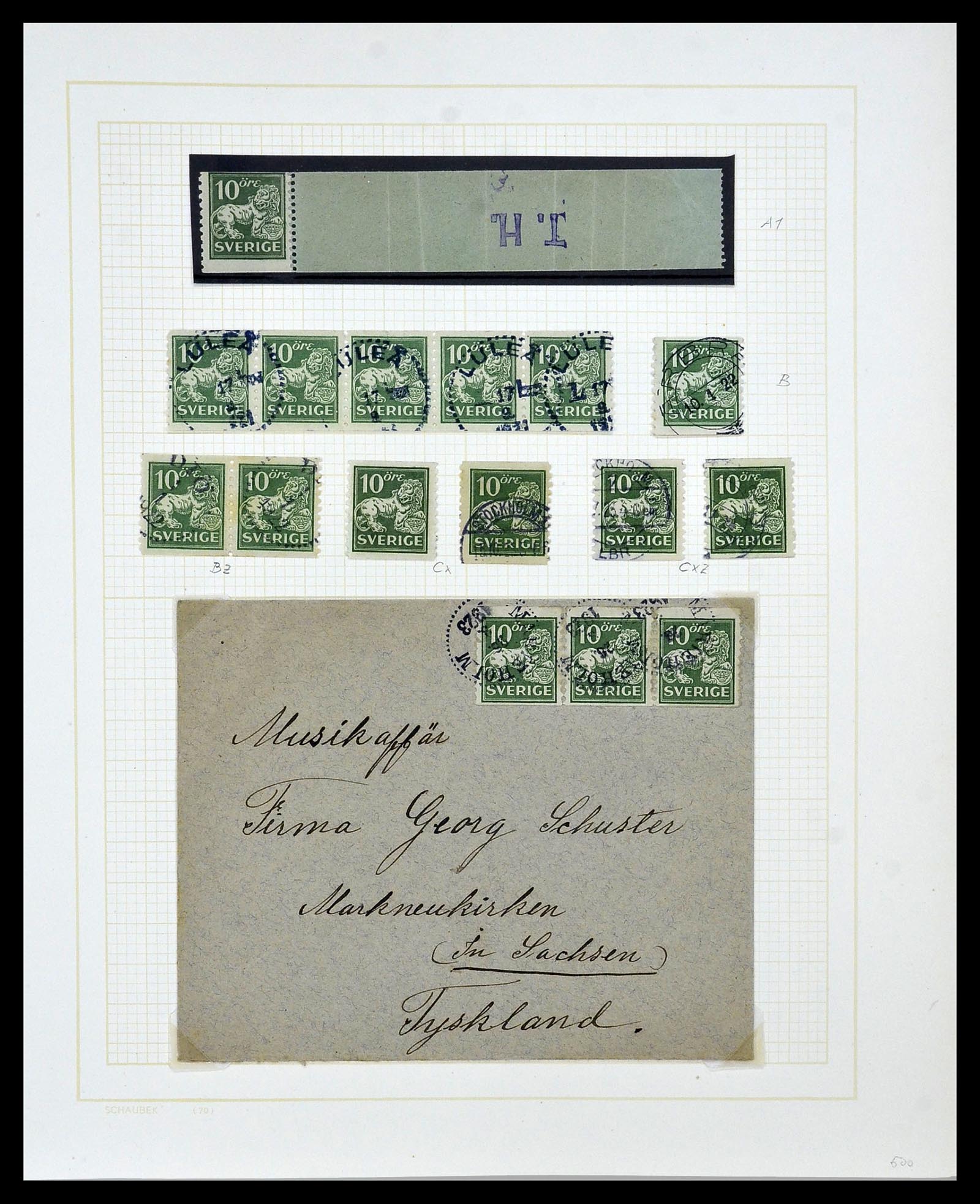 34325 0074 - Stamp collection 34325 Sweden topcollection 1831(!)-2000.