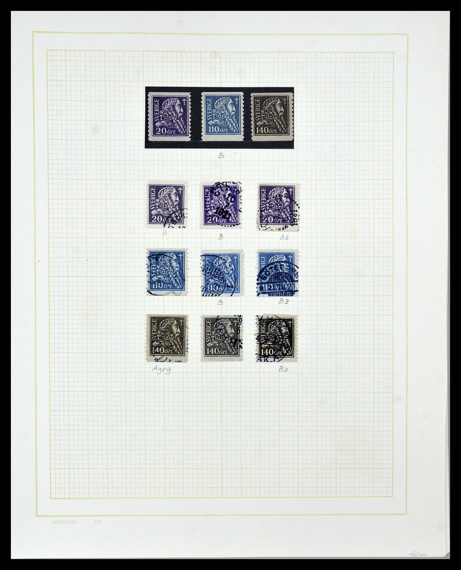 34325 0087 - Stamp collection 34325 Sweden topcollection 1831(!)-2000.