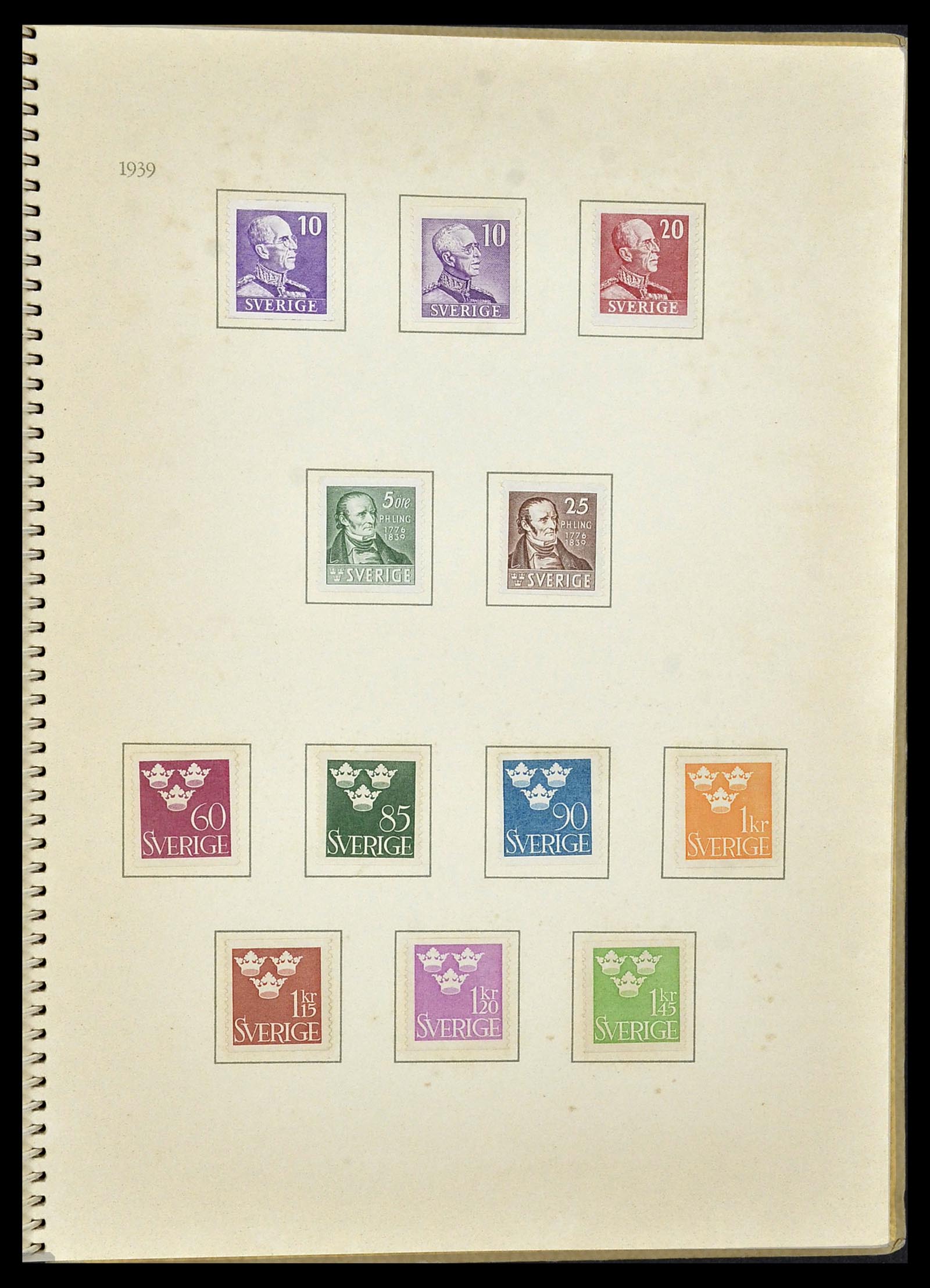 34325 1423 - Stamp collection 34325 Sweden topcollection 1831(!)-2000.