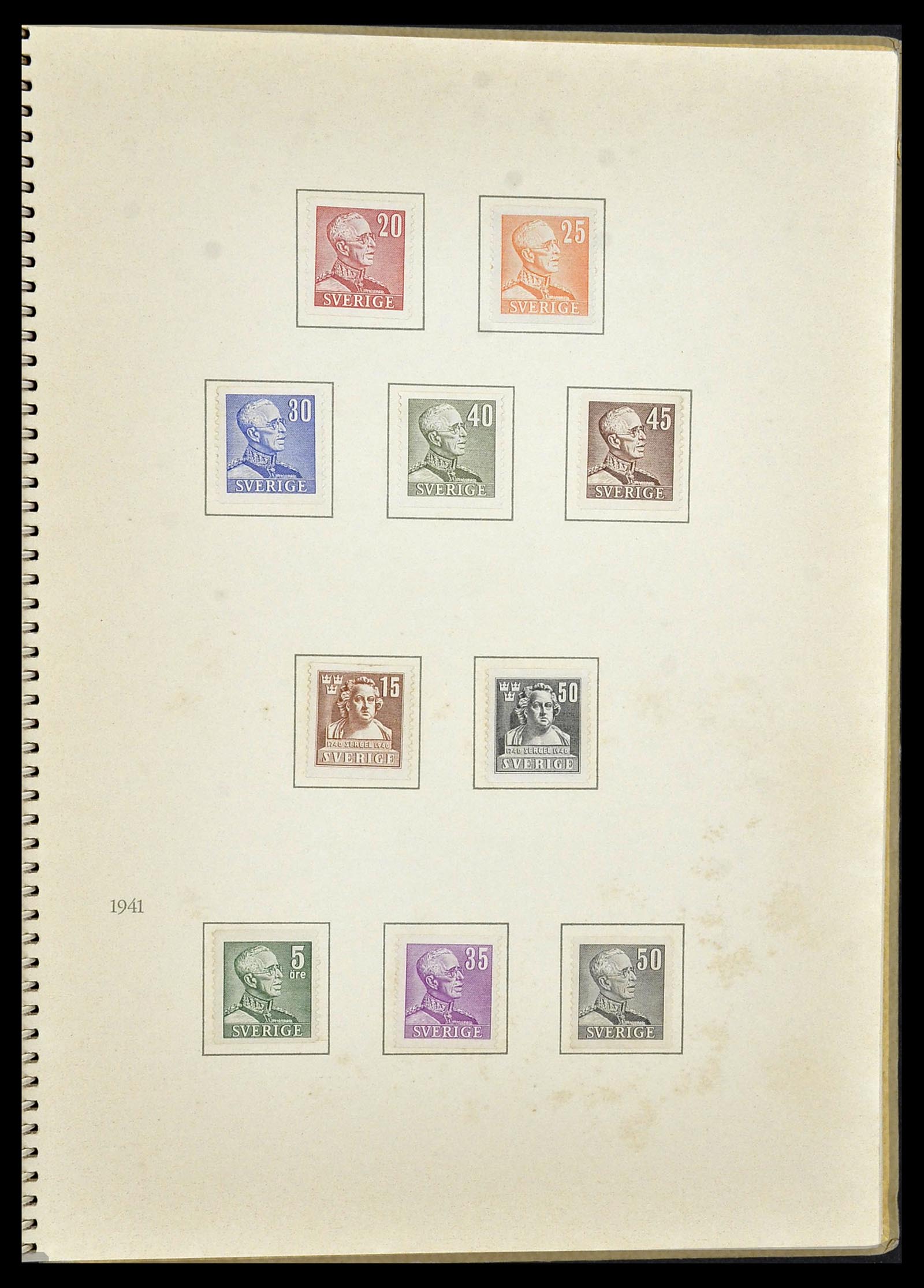 34325 1425 - Stamp collection 34325 Sweden topcollection 1831(!)-2000.