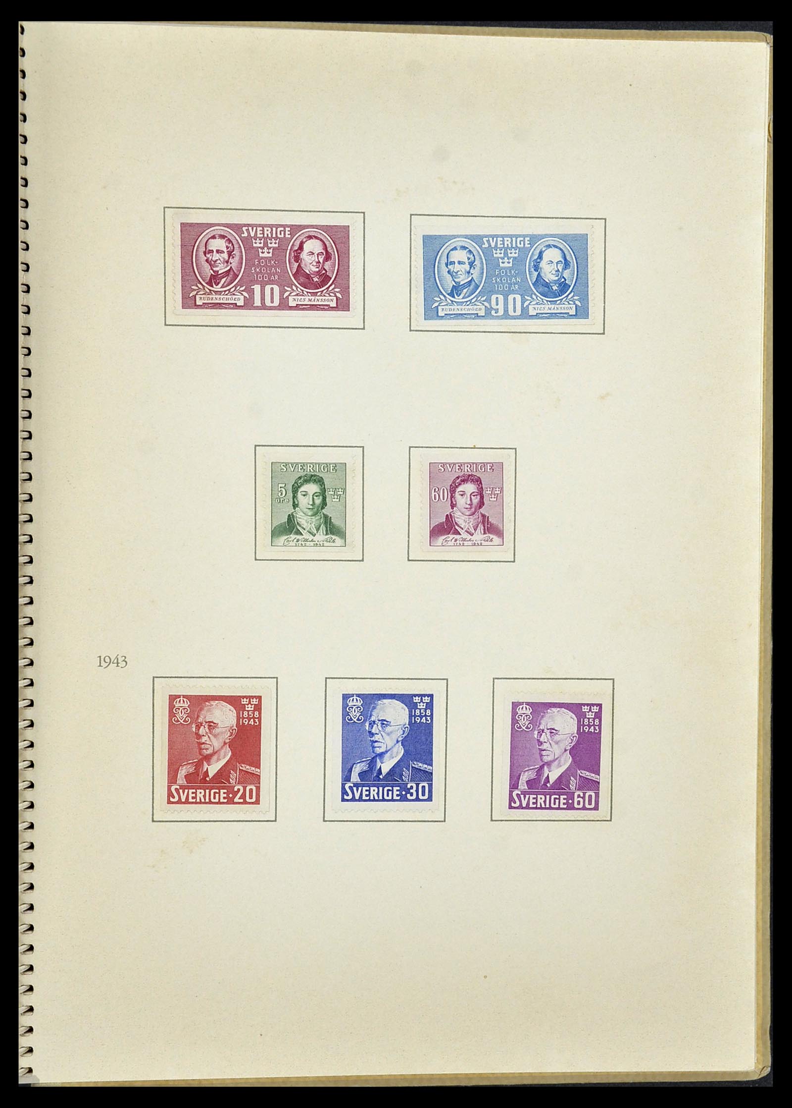 34325 1428 - Stamp collection 34325 Sweden topcollection 1831(!)-2000.
