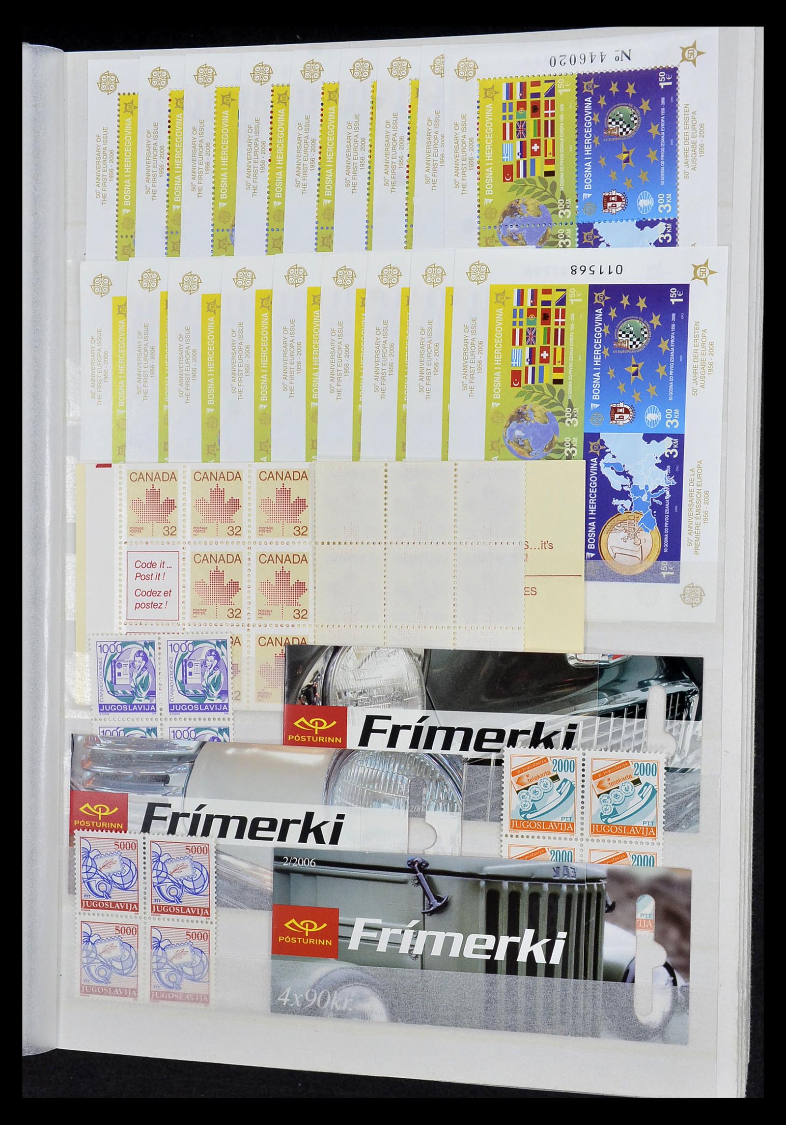 34326 005 - Postzegelverzameling 34326 Wereld postfris t/m 2018!