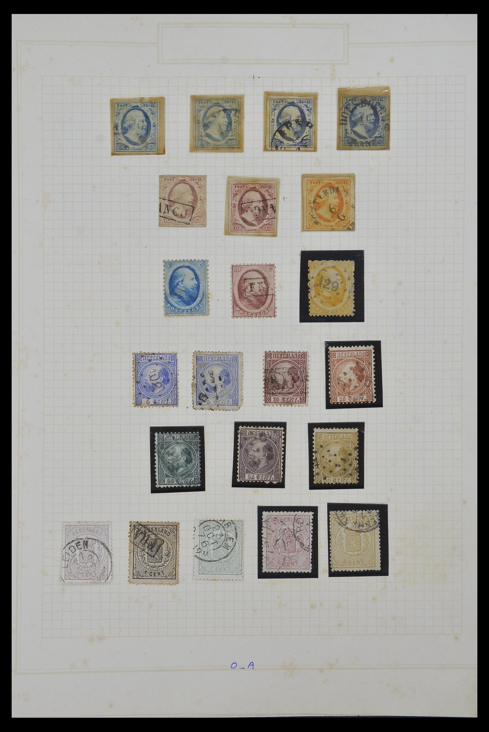 34327 001 - Postzegelverzameling 34327 Nederland en overzeese gebiedsdelen 1852-1