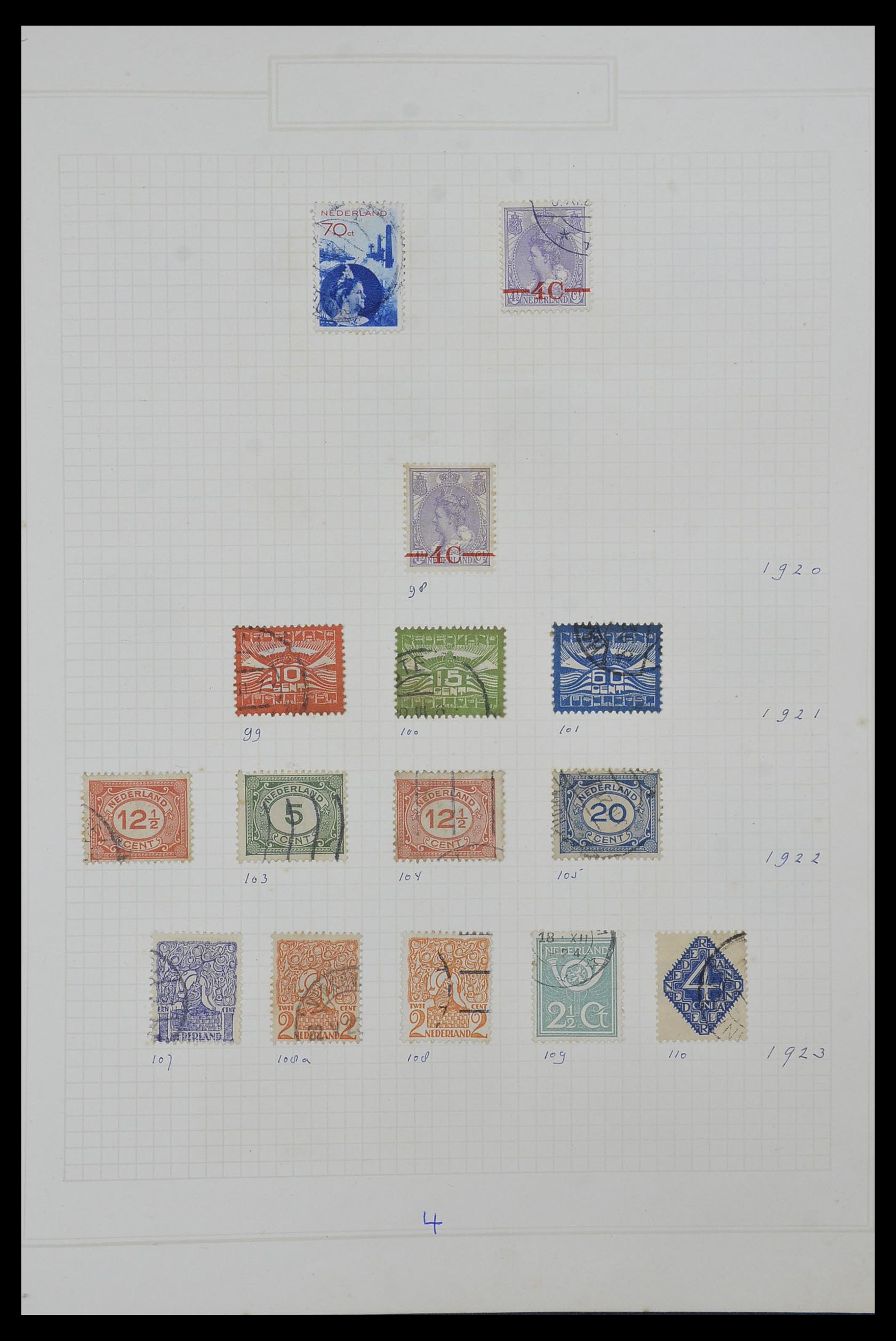 34327 007 - Postzegelverzameling 34327 Nederland en overzeese gebiedsdelen 1852-1