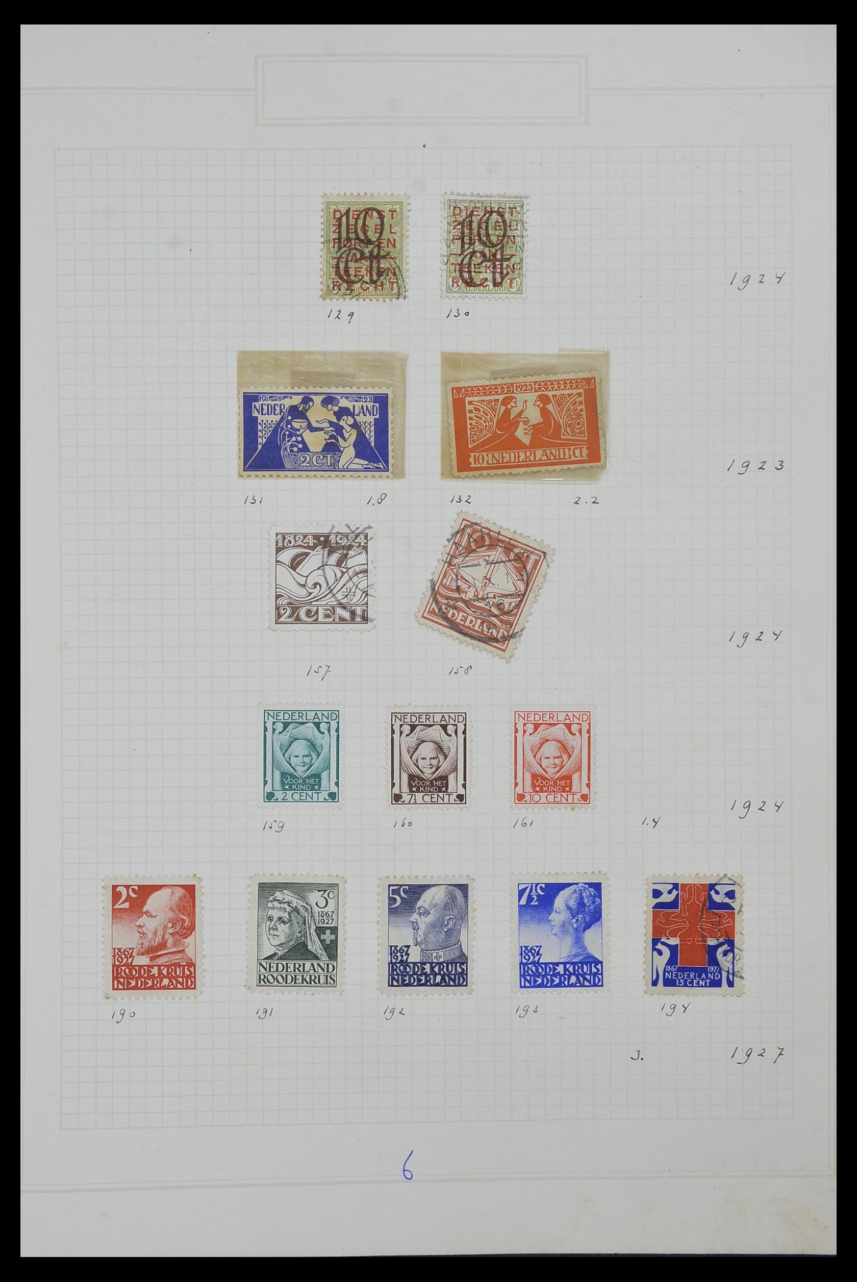 34327 009 - Postzegelverzameling 34327 Nederland en overzeese gebiedsdelen 1852-1