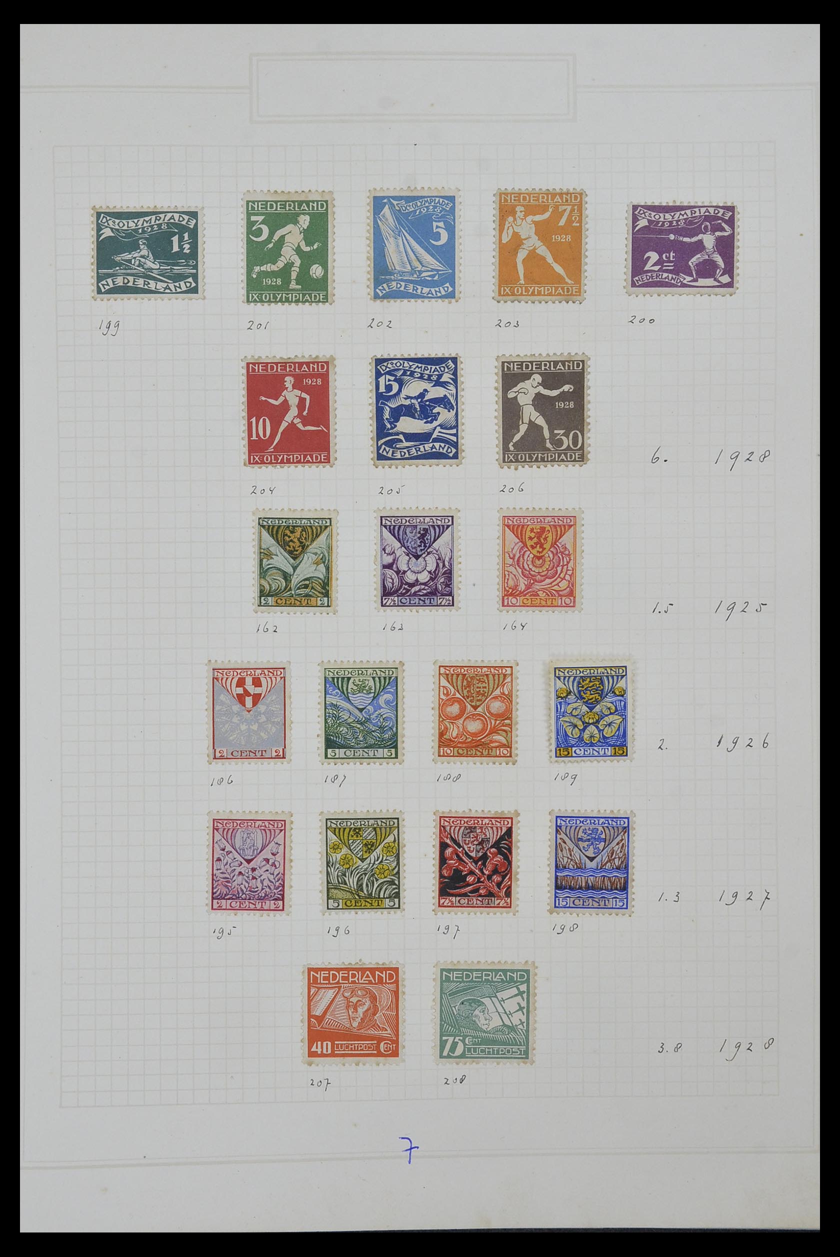 34327 010 - Postzegelverzameling 34327 Nederland en overzeese gebiedsdelen 1852-1
