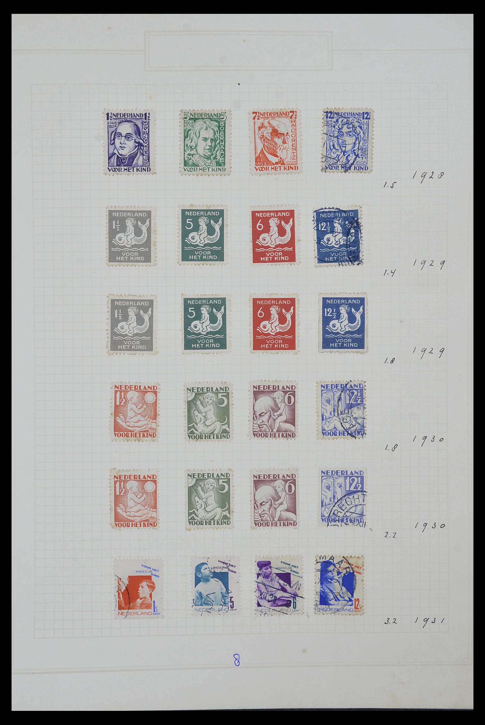 34327 011 - Postzegelverzameling 34327 Nederland en overzeese gebiedsdelen 1852-1