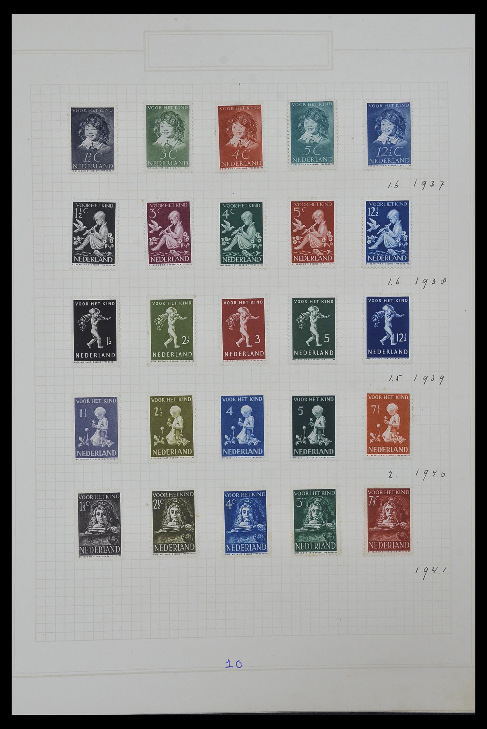 34327 013 - Postzegelverzameling 34327 Nederland en overzeese gebiedsdelen 1852-1