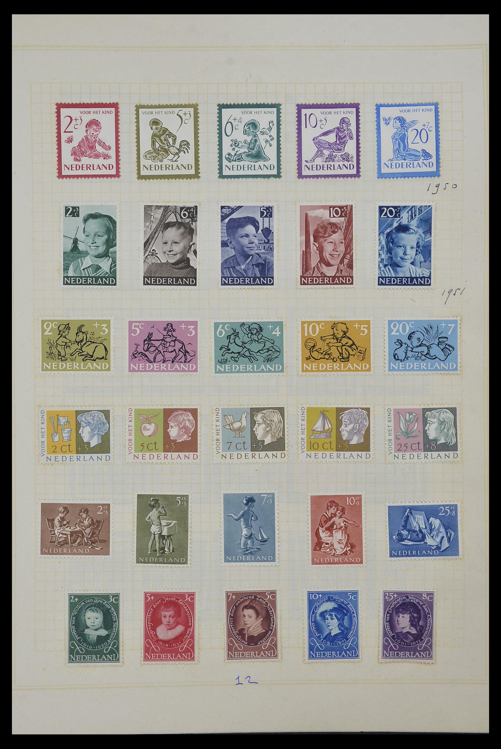 34327 015 - Stamp collection 34327 Netherlands and Dutch territories 1852-1967.