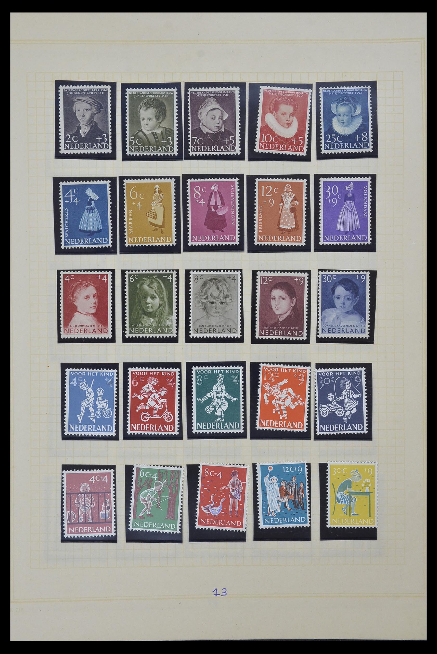 34327 016 - Postzegelverzameling 34327 Nederland en overzeese gebiedsdelen 1852-1