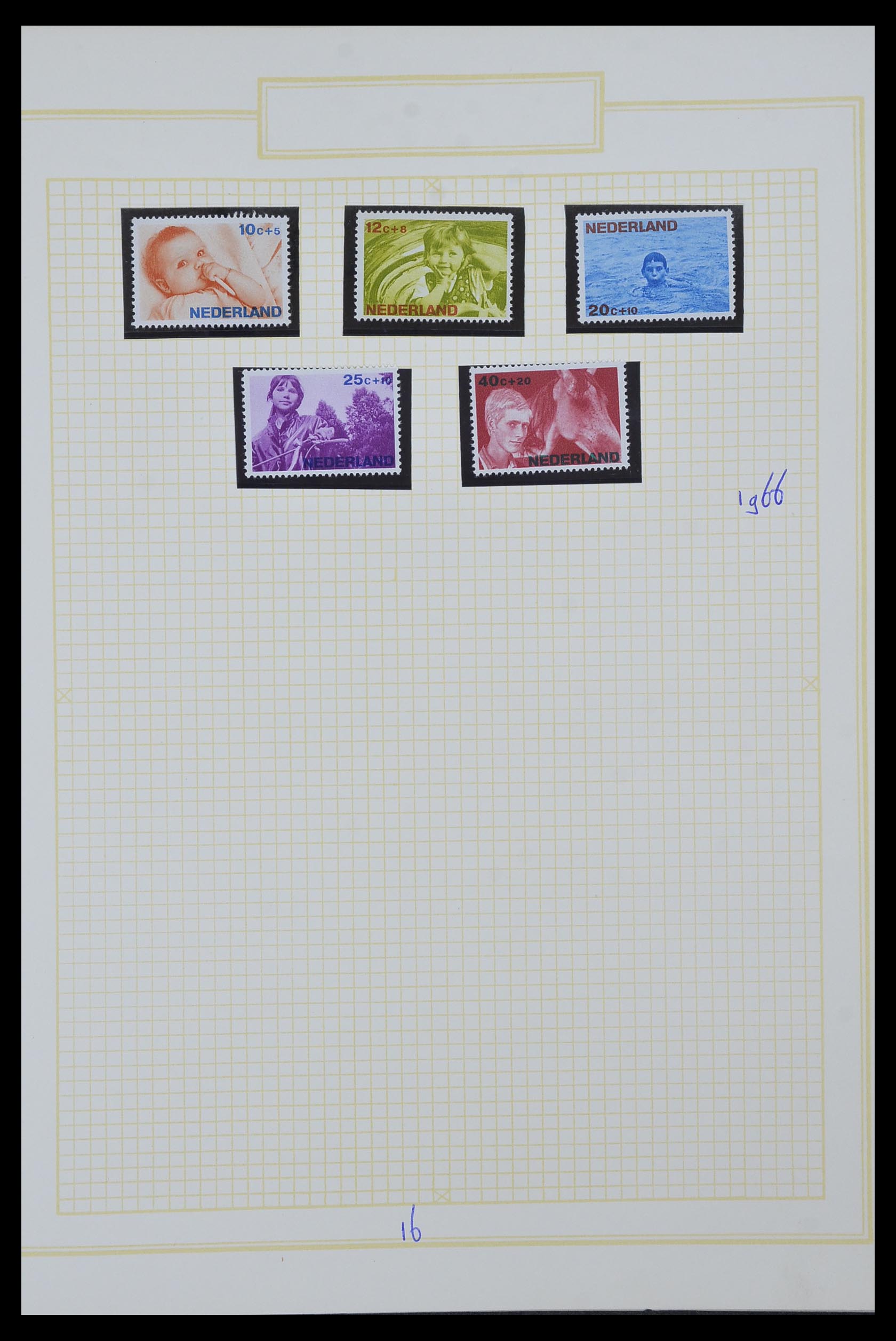 34327 019 - Postzegelverzameling 34327 Nederland en overzeese gebiedsdelen 1852-1
