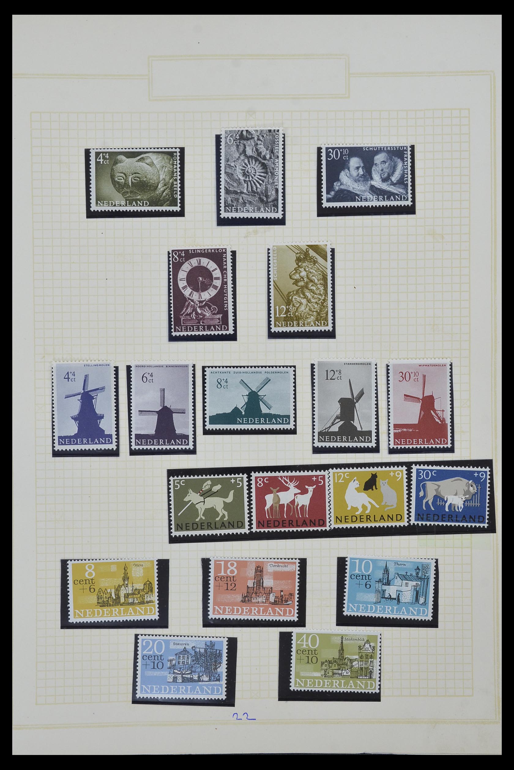 34327 025 - Stamp collection 34327 Netherlands and Dutch territories 1852-1967.