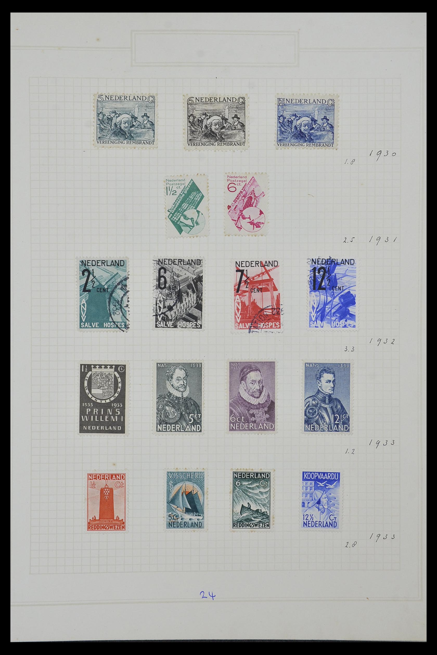 34327 027 - Stamp collection 34327 Netherlands and Dutch territories 1852-1967.