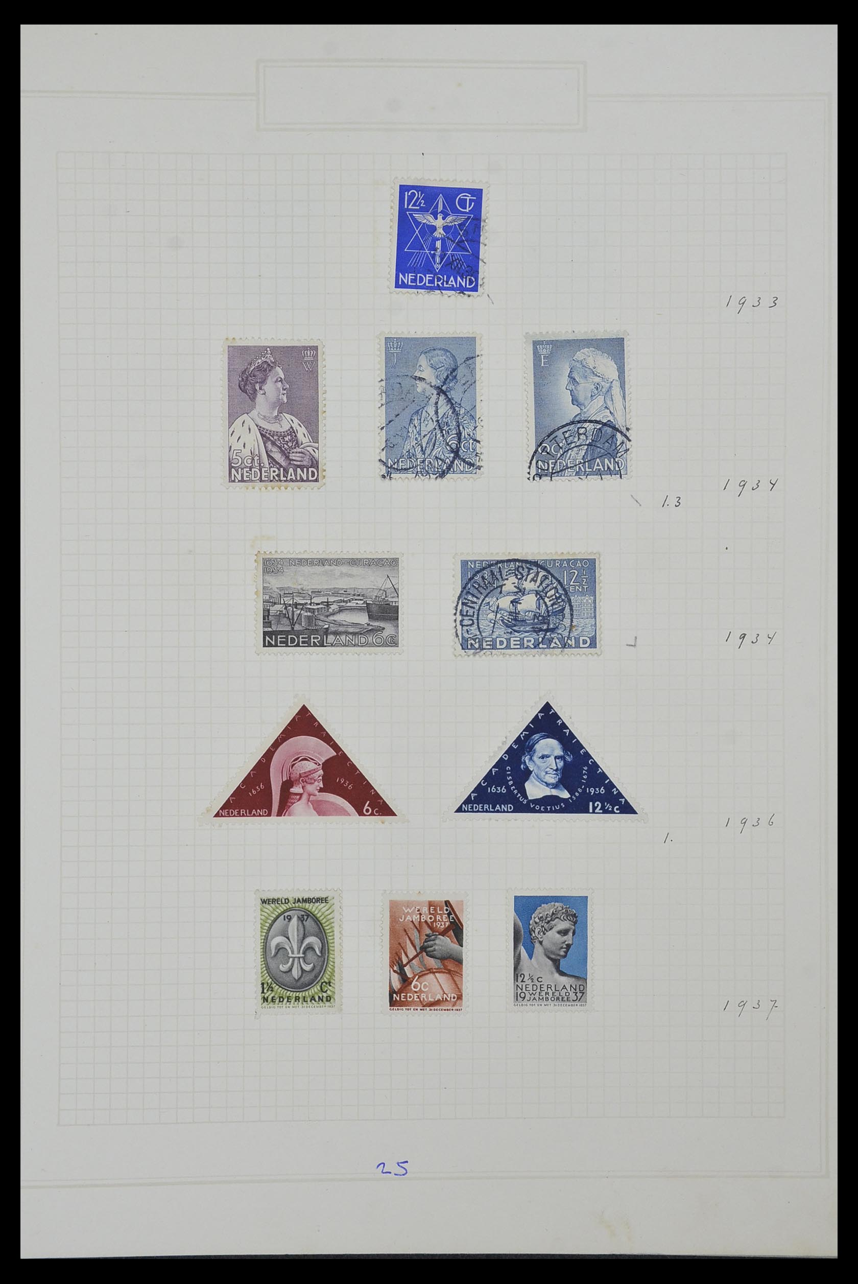 34327 028 - Stamp collection 34327 Netherlands and Dutch territories 1852-1967.