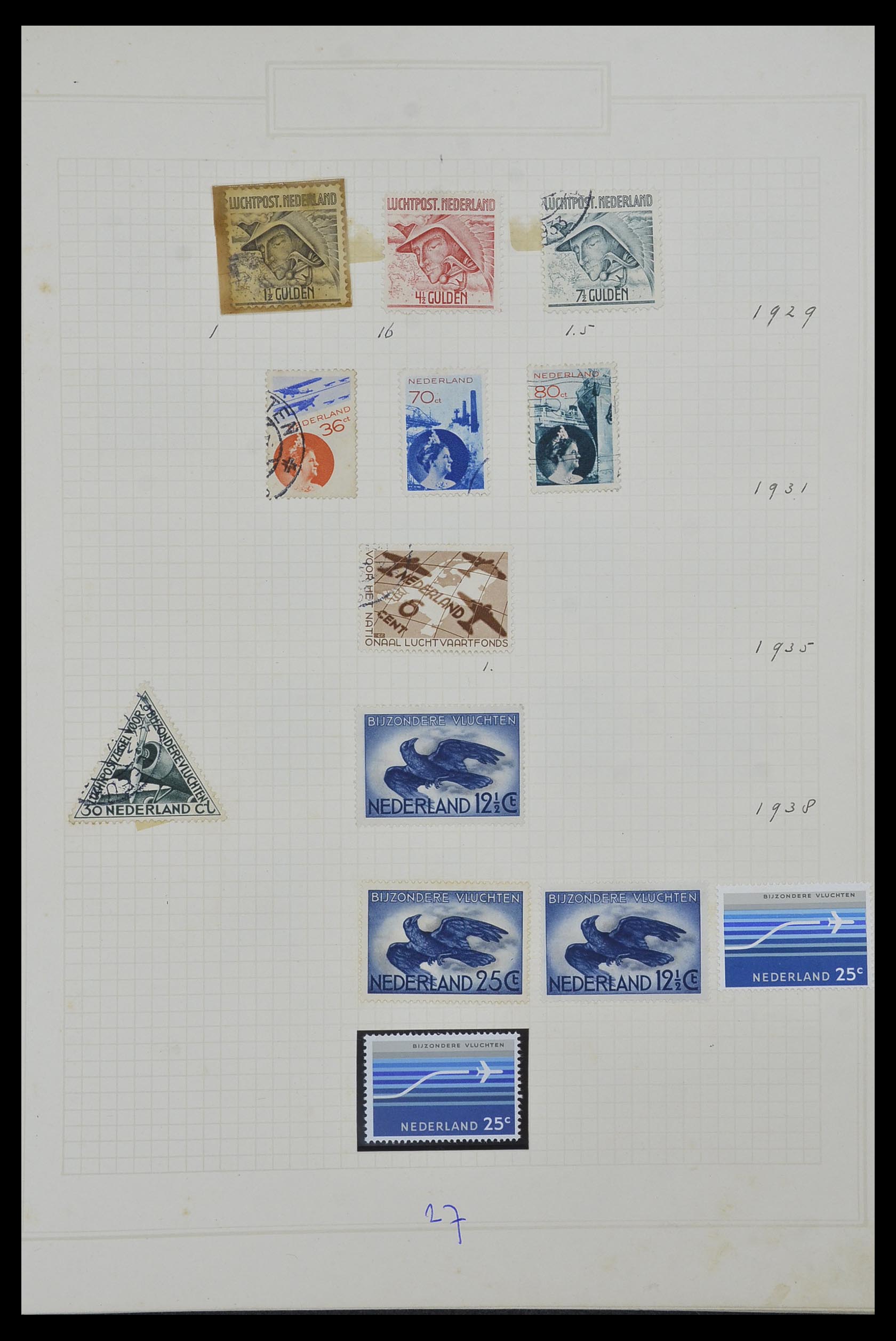 34327 030 - Stamp collection 34327 Netherlands and Dutch territories 1852-1967.
