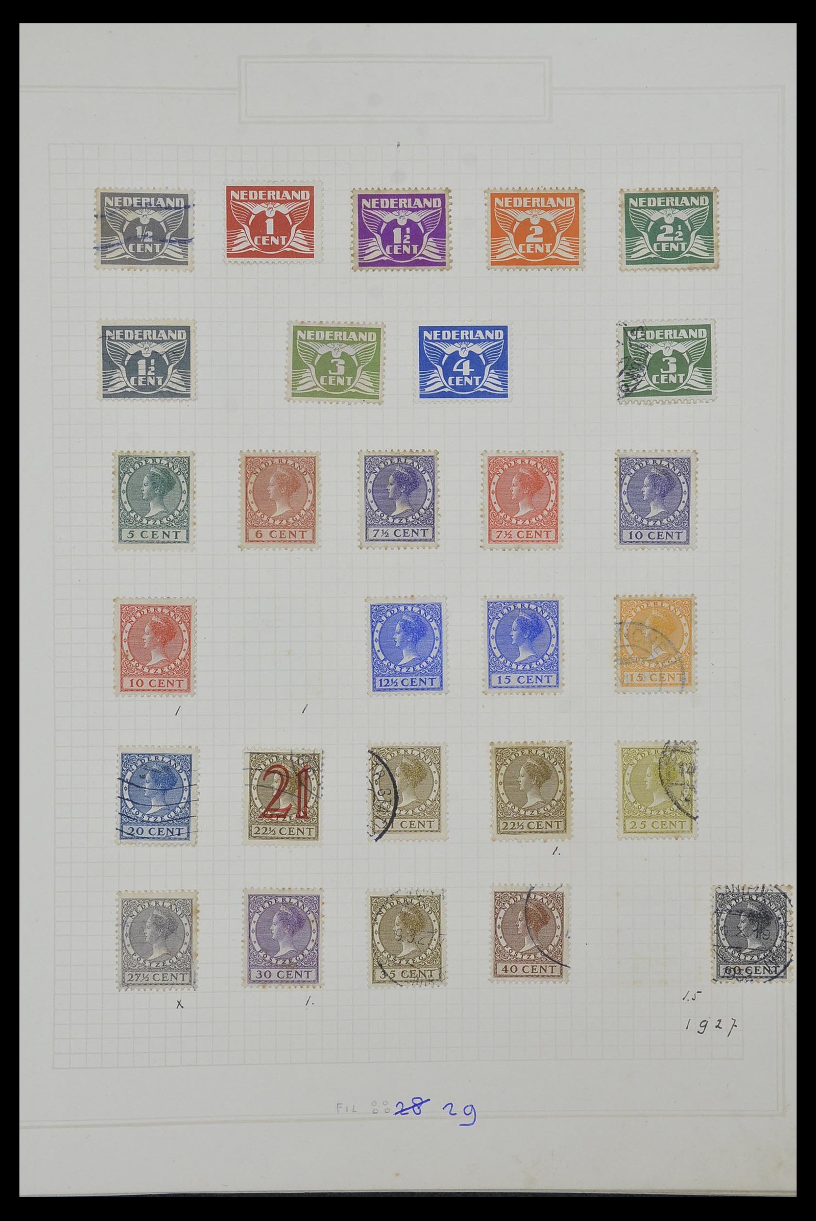 34327 032 - Stamp collection 34327 Netherlands and Dutch territories 1852-1967.
