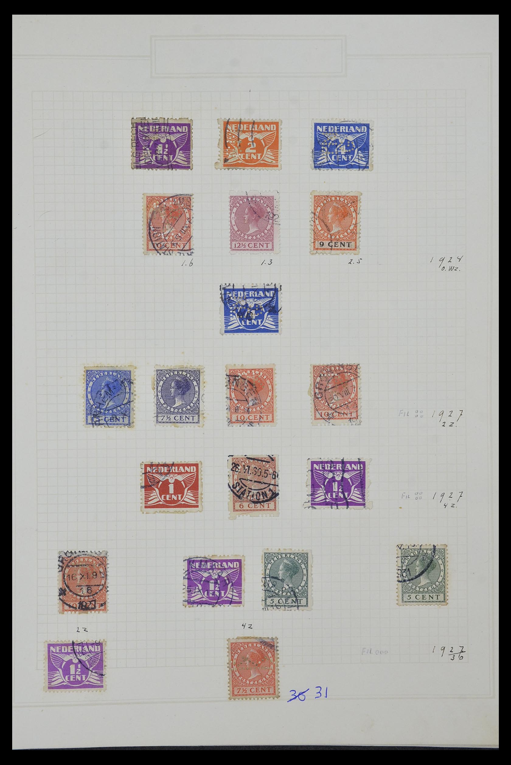34327 034 - Stamp collection 34327 Netherlands and Dutch territories 1852-1967.