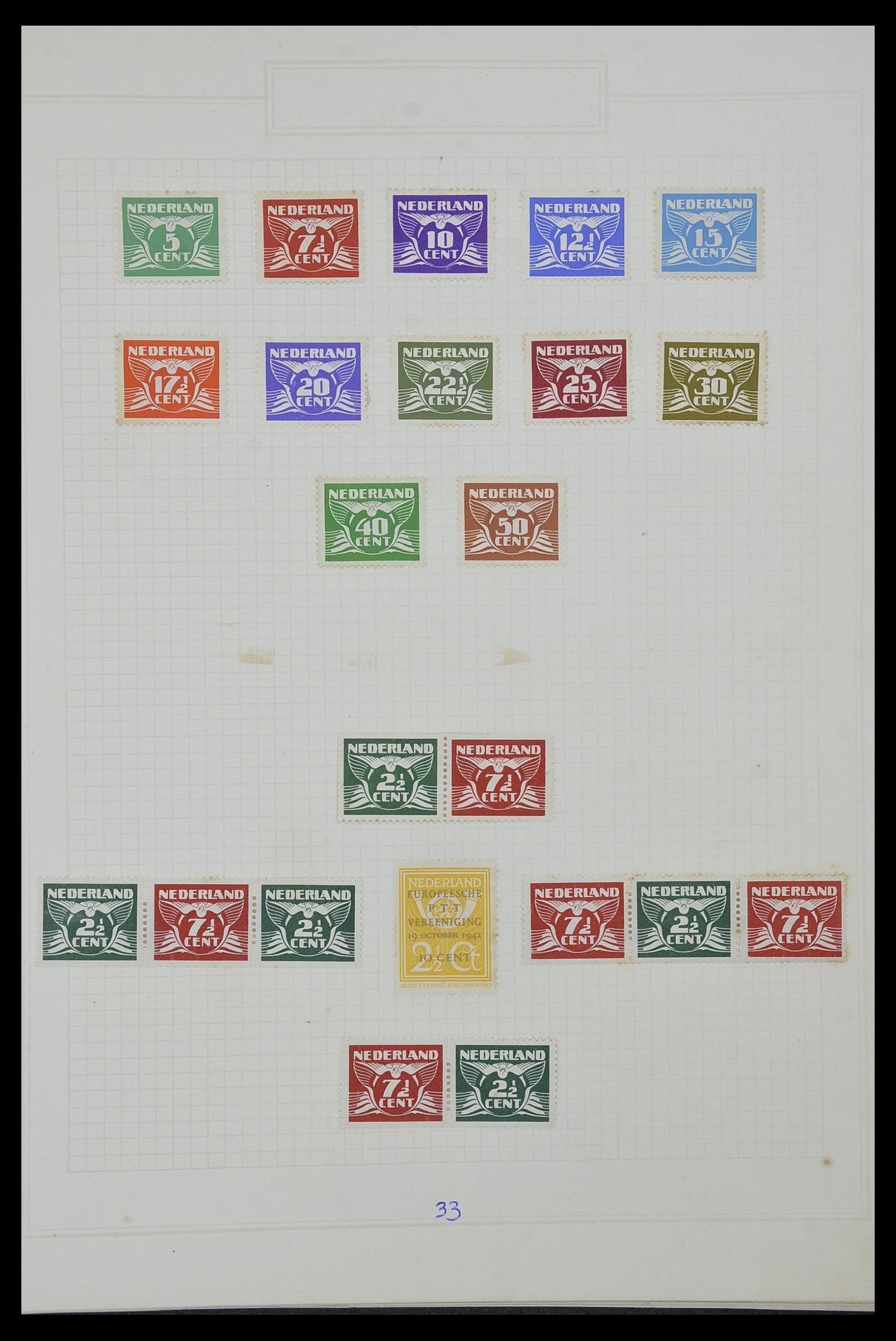 34327 036 - Stamp collection 34327 Netherlands and Dutch territories 1852-1967.