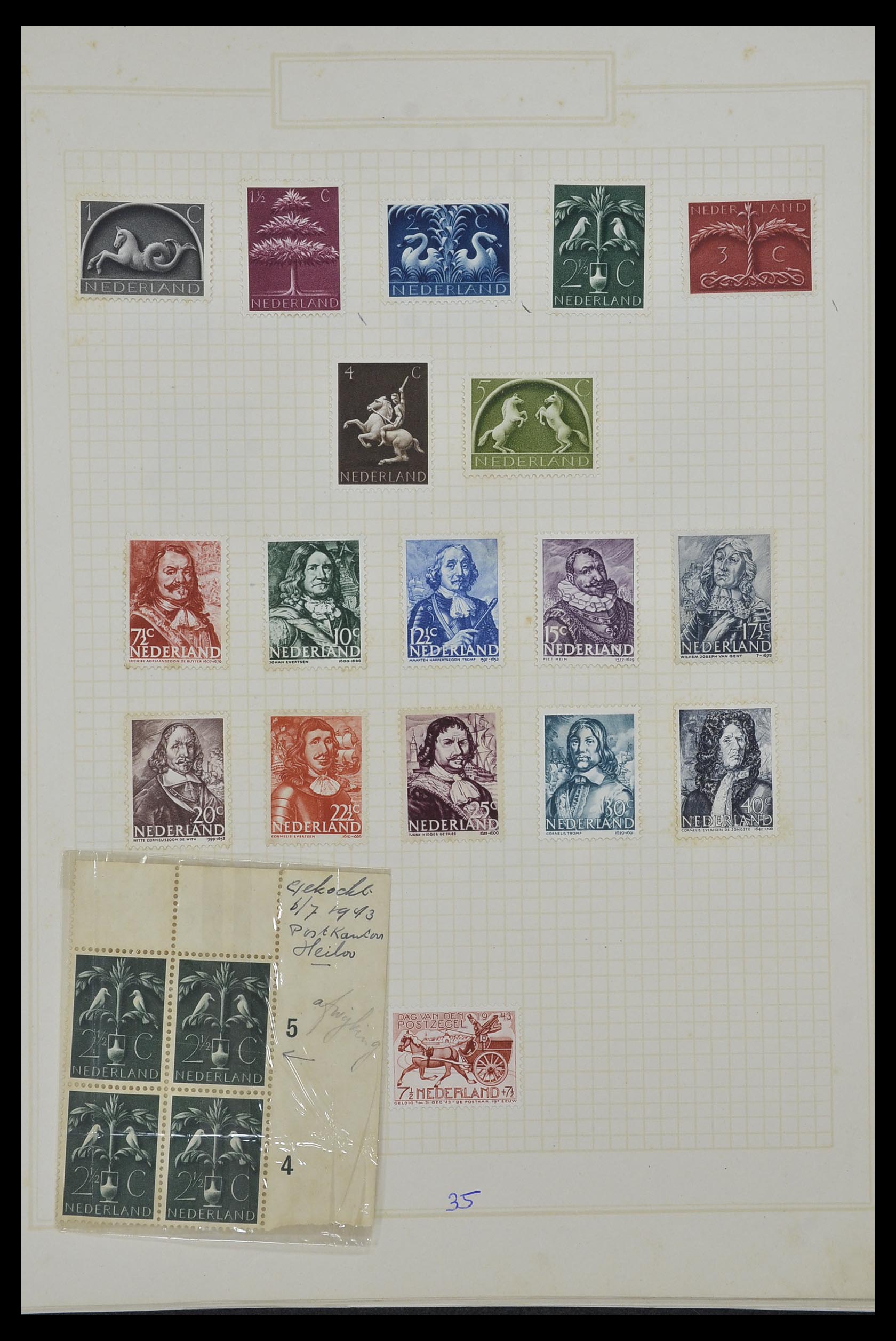 34327 038 - Stamp collection 34327 Netherlands and Dutch territories 1852-1967.