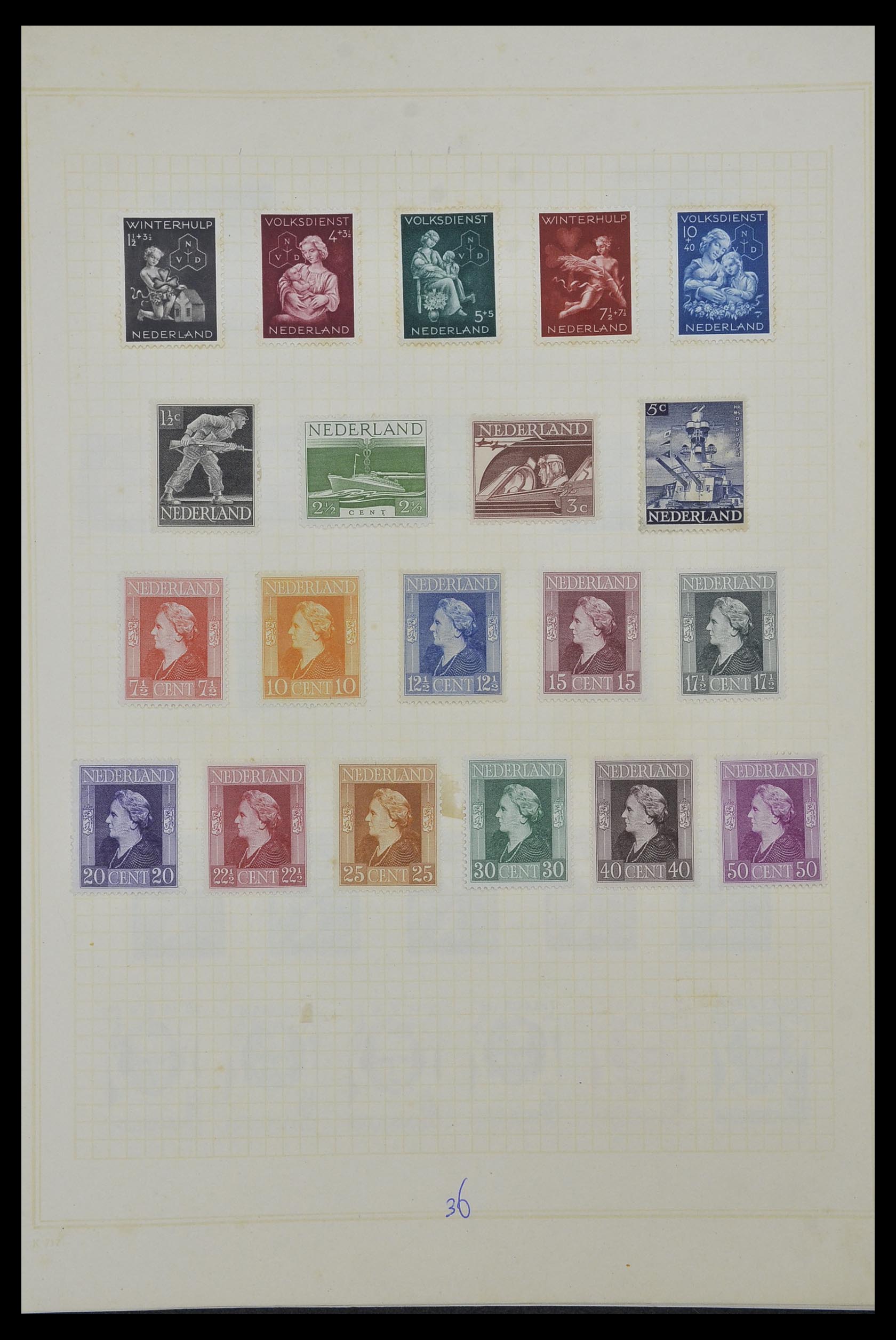 34327 039 - Stamp collection 34327 Netherlands and Dutch territories 1852-1967.