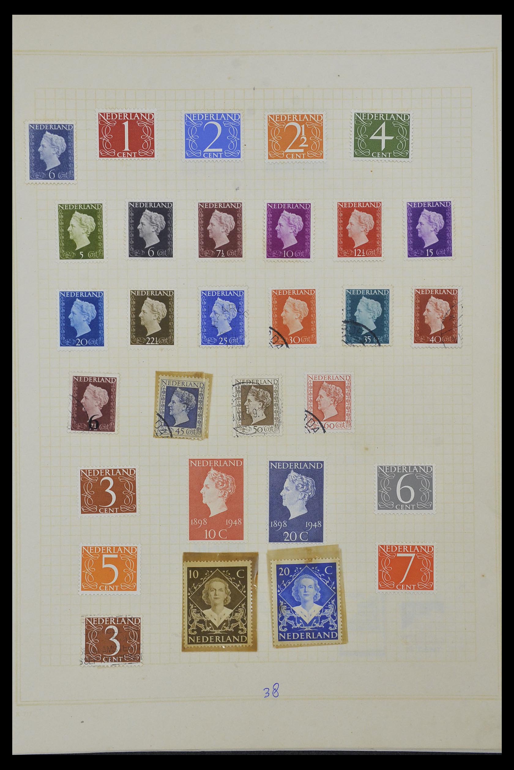 34327 041 - Stamp collection 34327 Netherlands and Dutch territories 1852-1967.