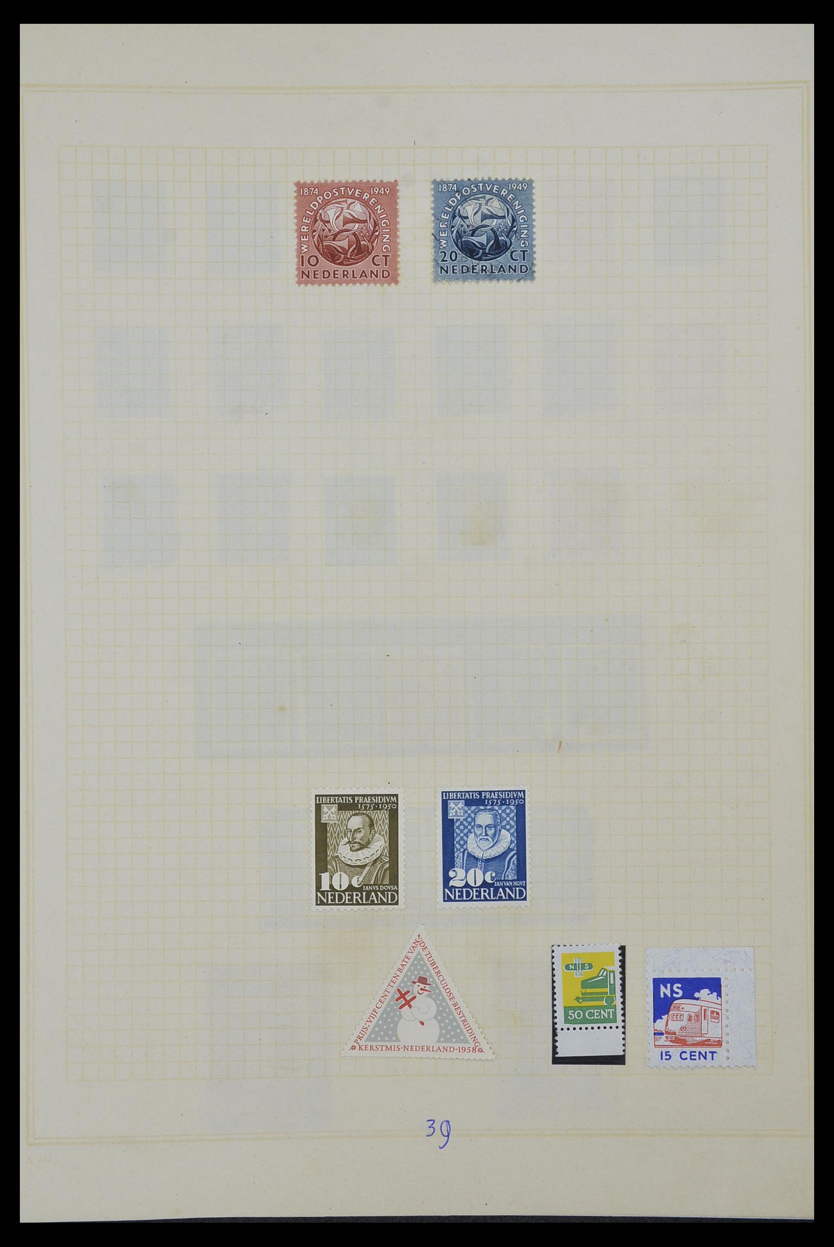 34327 042 - Stamp collection 34327 Netherlands and Dutch territories 1852-1967.