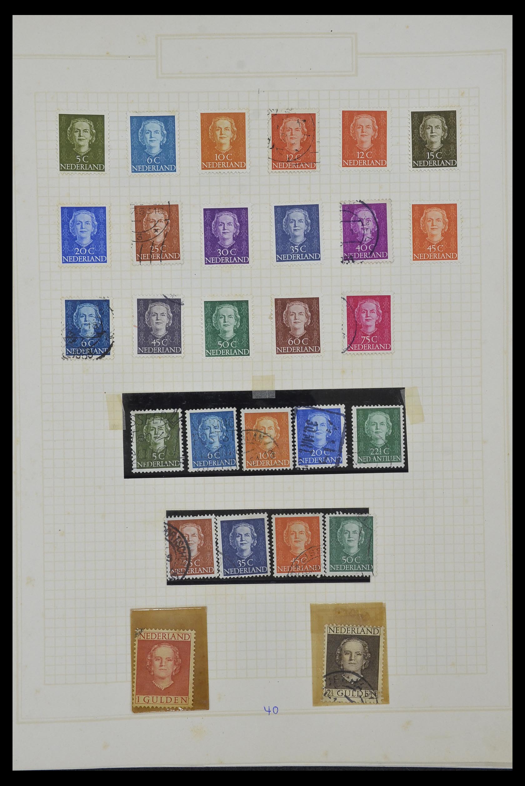 34327 043 - Stamp collection 34327 Netherlands and Dutch territories 1852-1967.