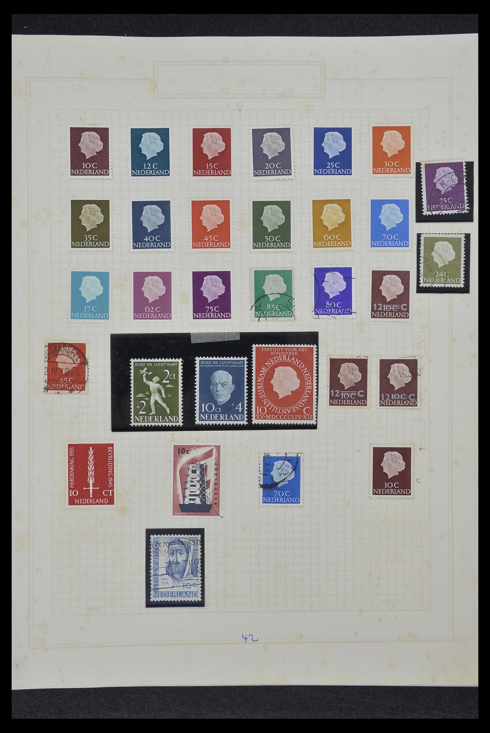 34327 045 - Stamp collection 34327 Netherlands and Dutch territories 1852-1967.