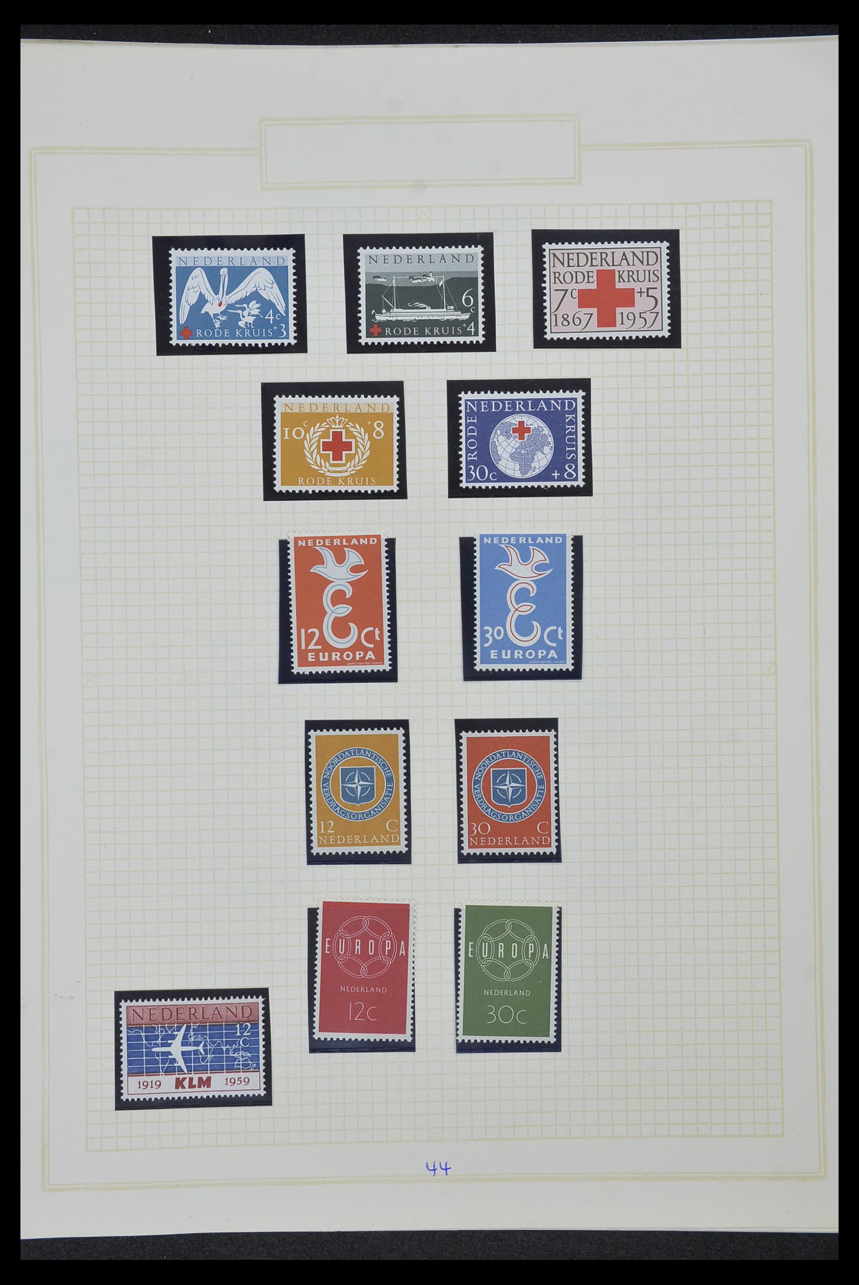 34327 047 - Stamp collection 34327 Netherlands and Dutch territories 1852-1967.