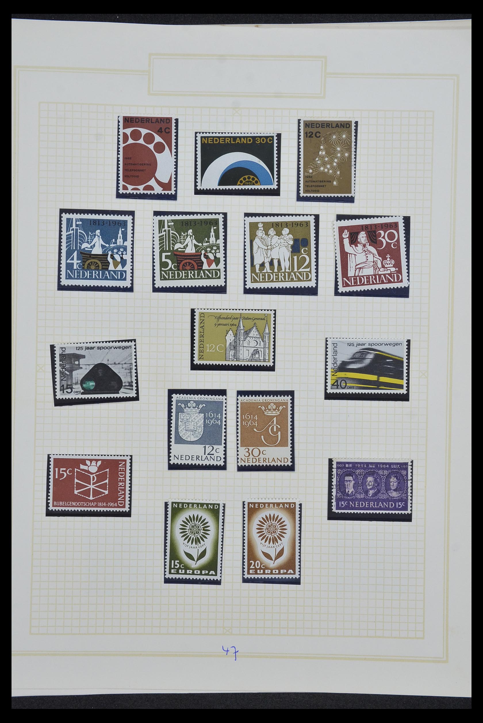 34327 050 - Stamp collection 34327 Netherlands and Dutch territories 1852-1967.